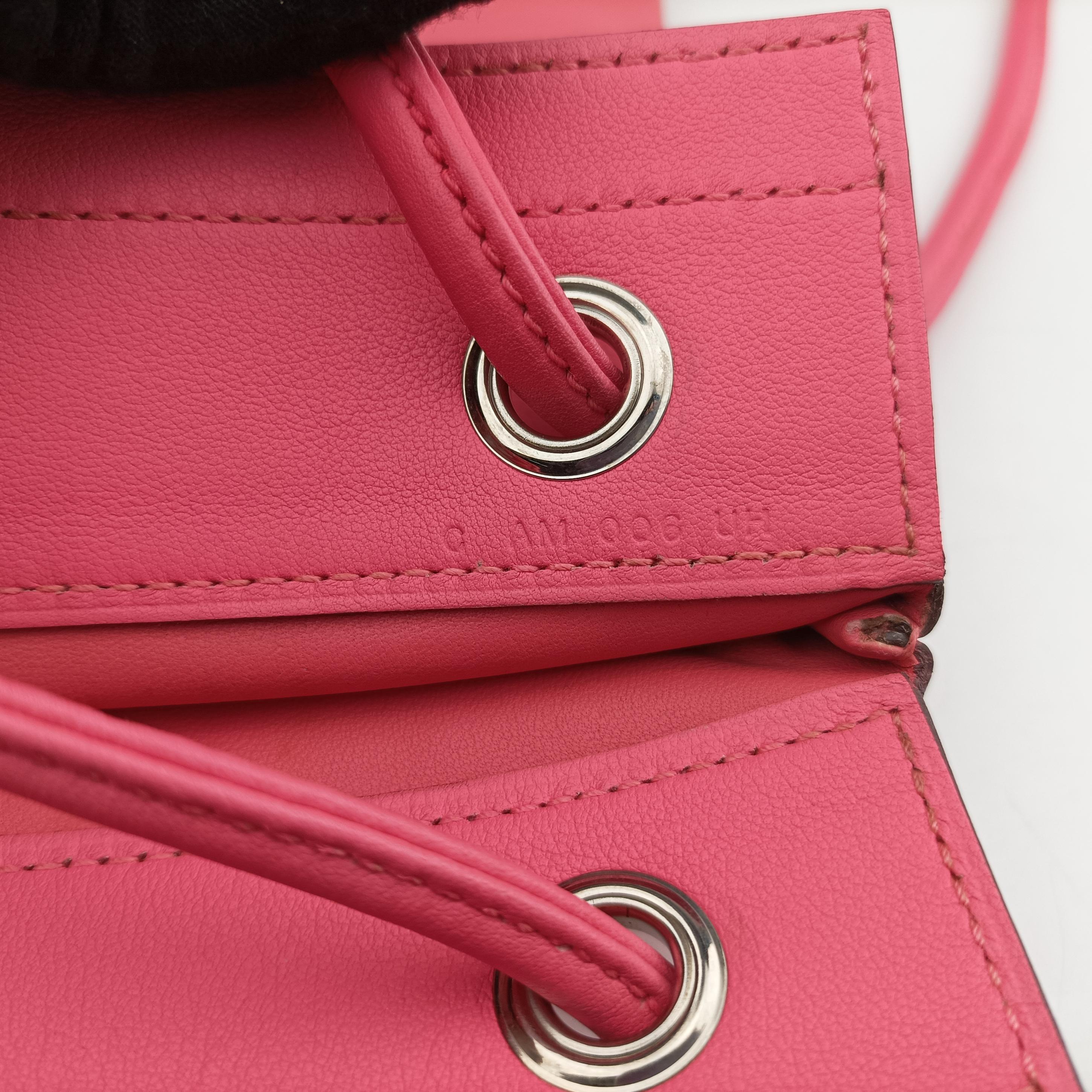 Vintage Hermes Sac Aline mini Pink lambskin  shoulderbag | stylenewstar