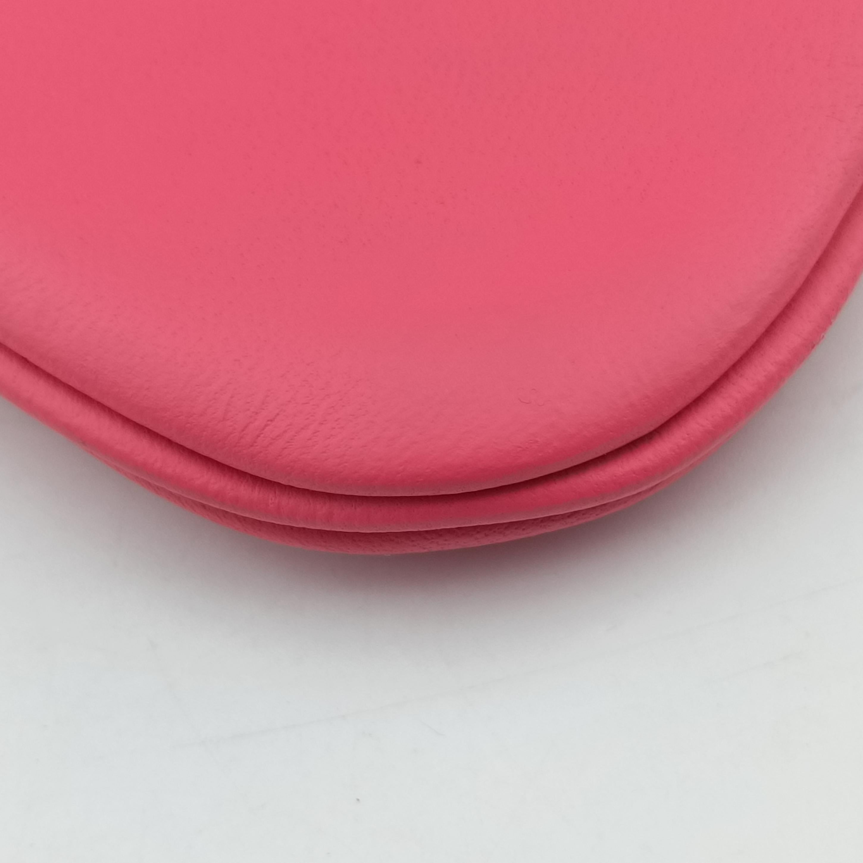 Vintage Hermes Sac Aline mini Pink lambskin  shoulderbag | stylenewstar