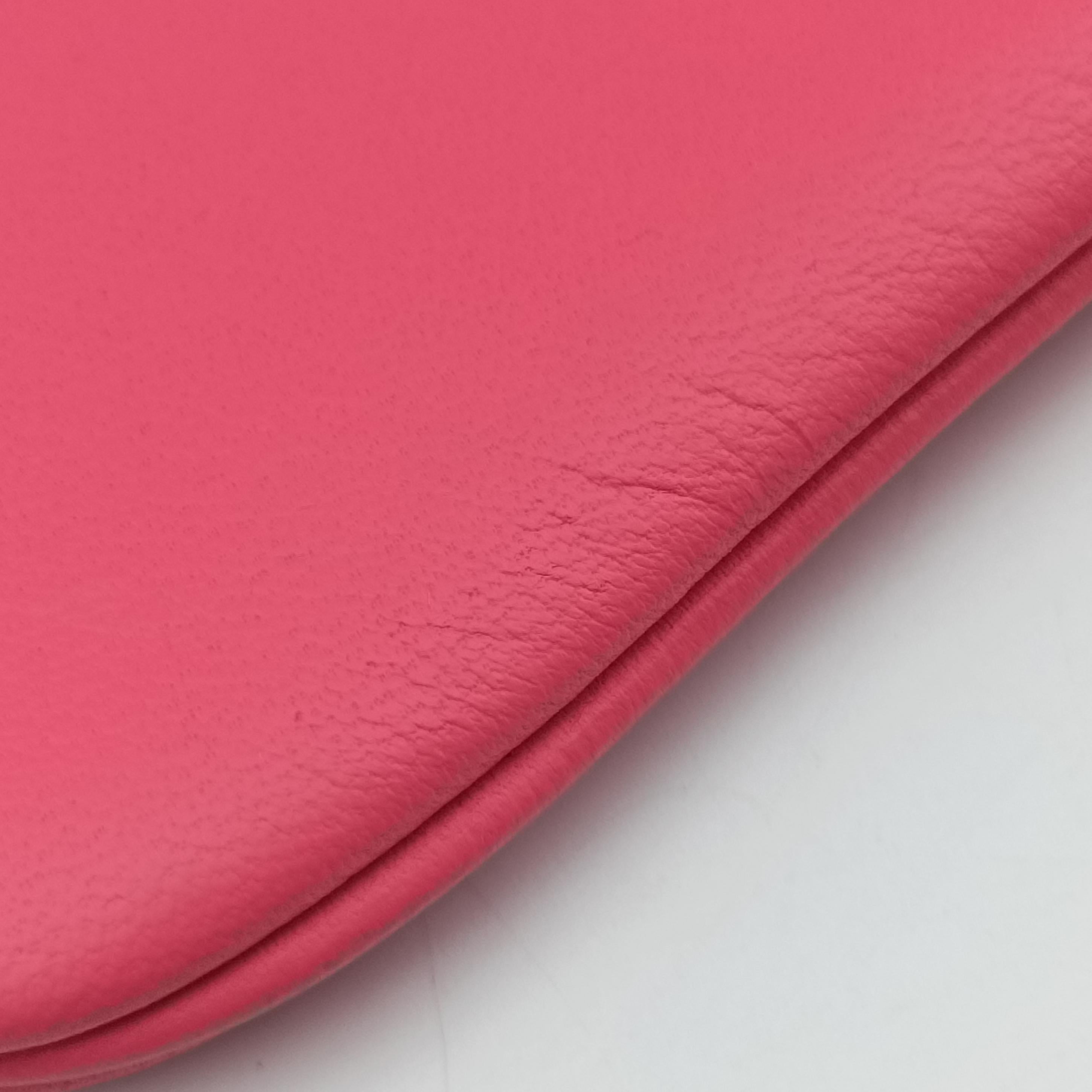 Vintage Hermes Sac Aline mini Pink lambskin  shoulderbag | stylenewstar