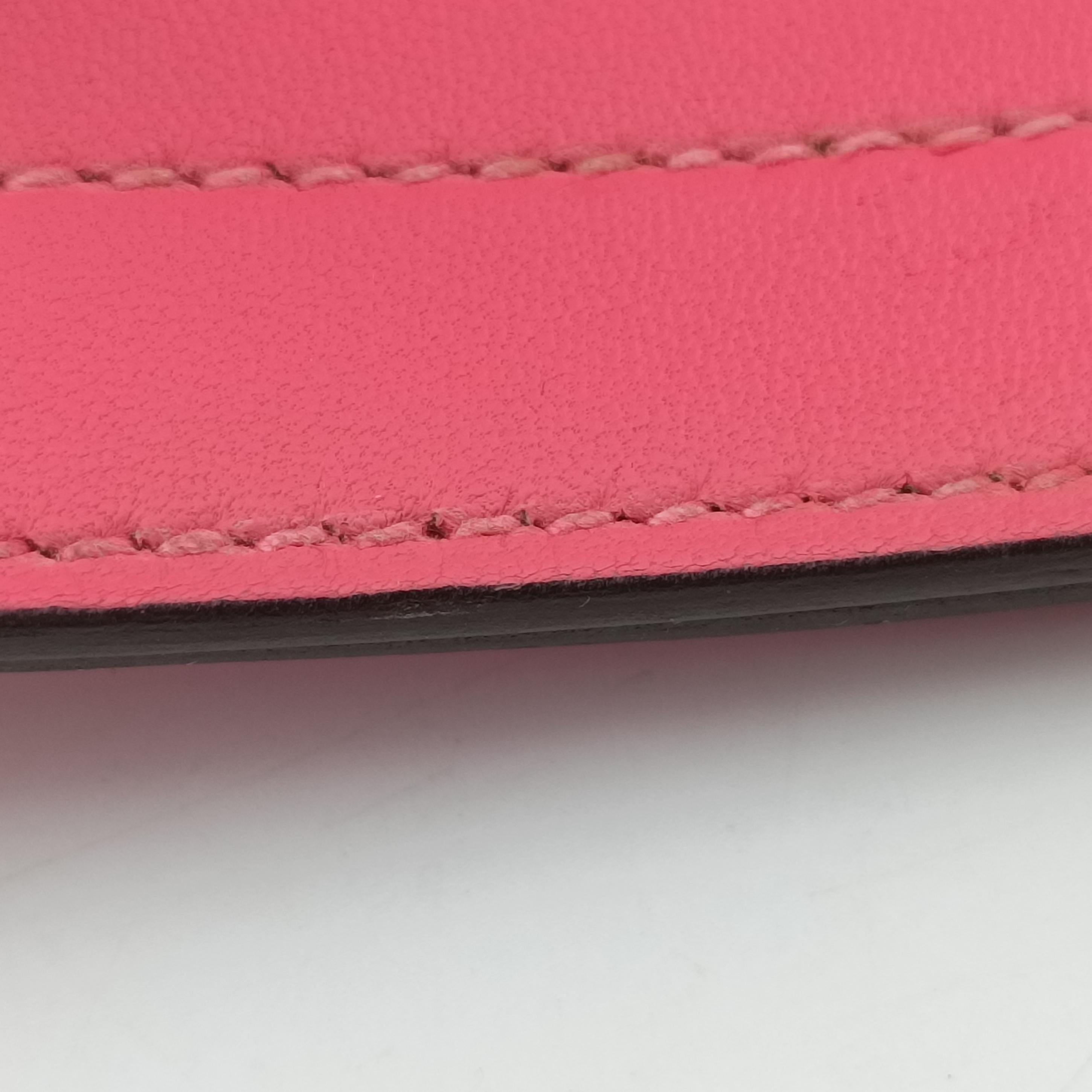 Vintage Hermes Sac Aline mini Pink lambskin  shoulderbag | stylenewstar