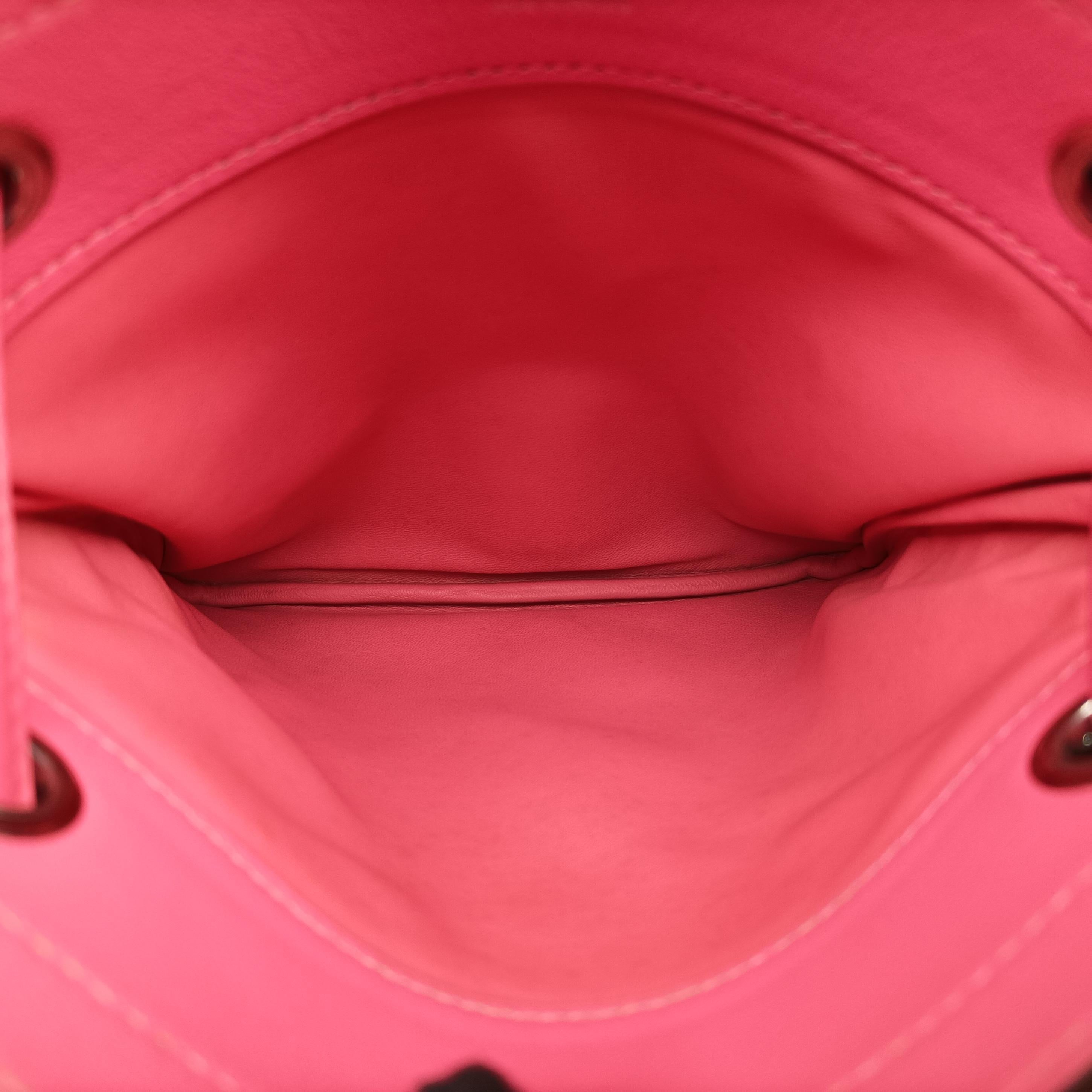 Vintage Hermes Sac Aline mini Pink lambskin  shoulderbag | stylenewstar