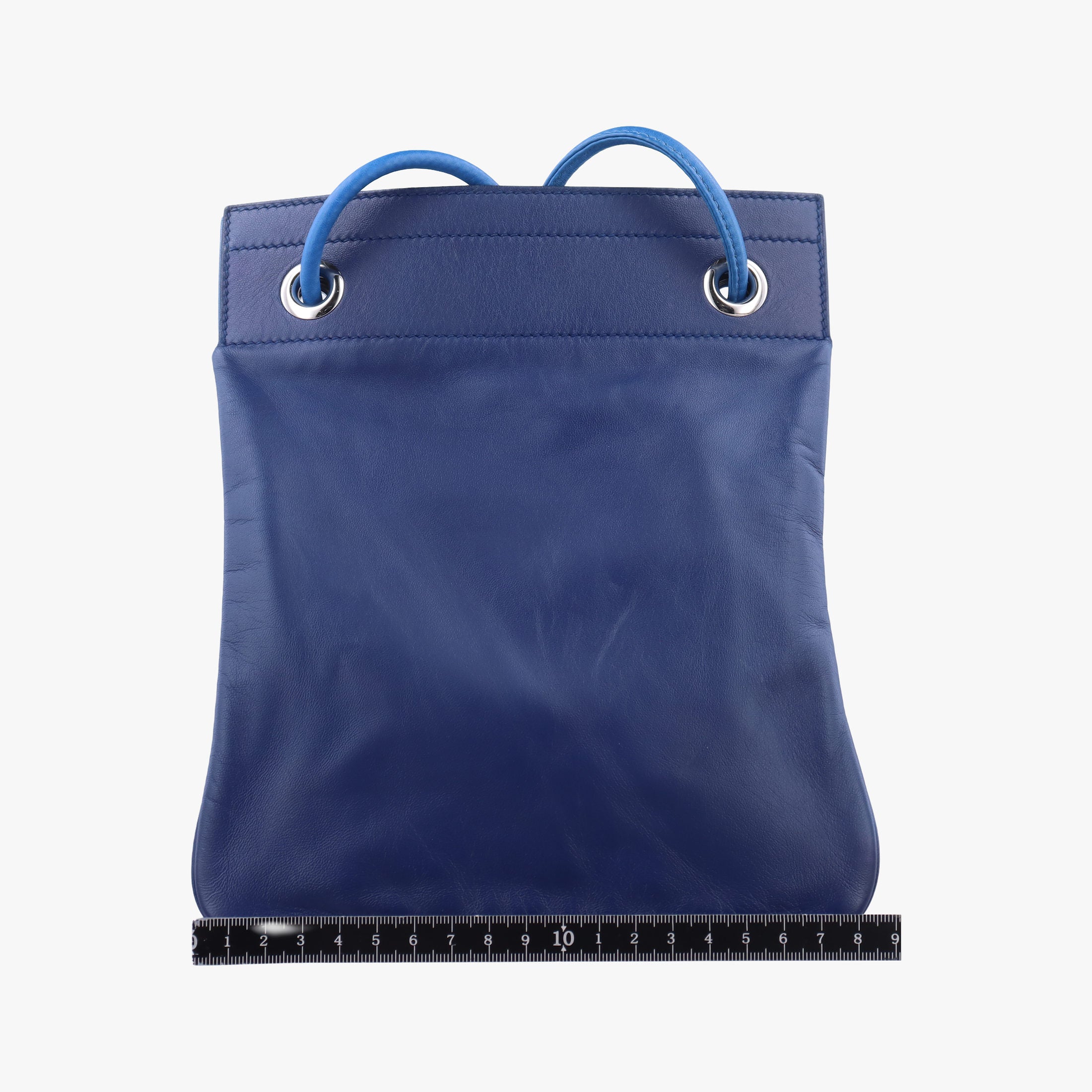Pre-owned Hermes Sac Aline mini Blue leather  shoulderbag | stylenewstar