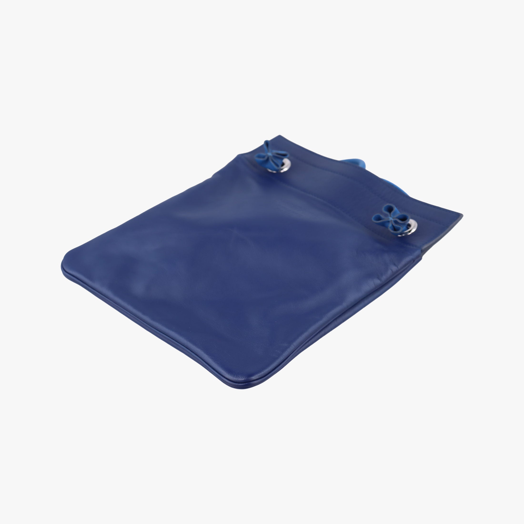 Pre-owned Hermes Sac Aline mini Blue leather  shoulderbag | stylenewstar