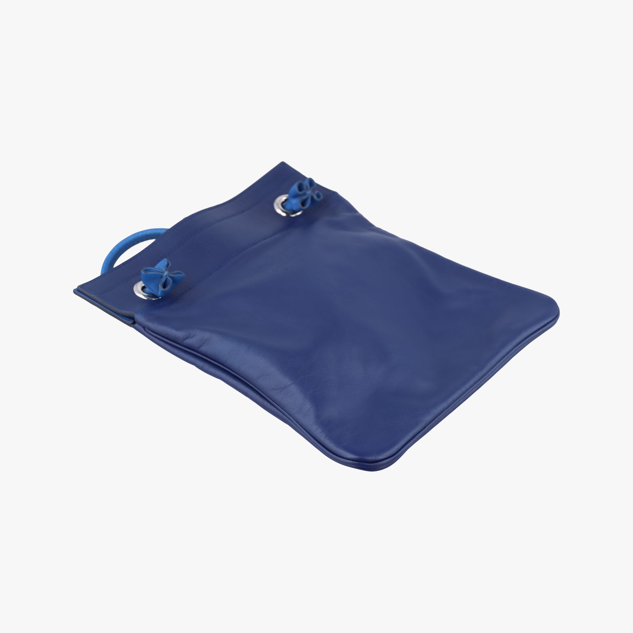 Pre-owned Hermes Sac Aline mini Blue leather  shoulderbag | stylenewstar