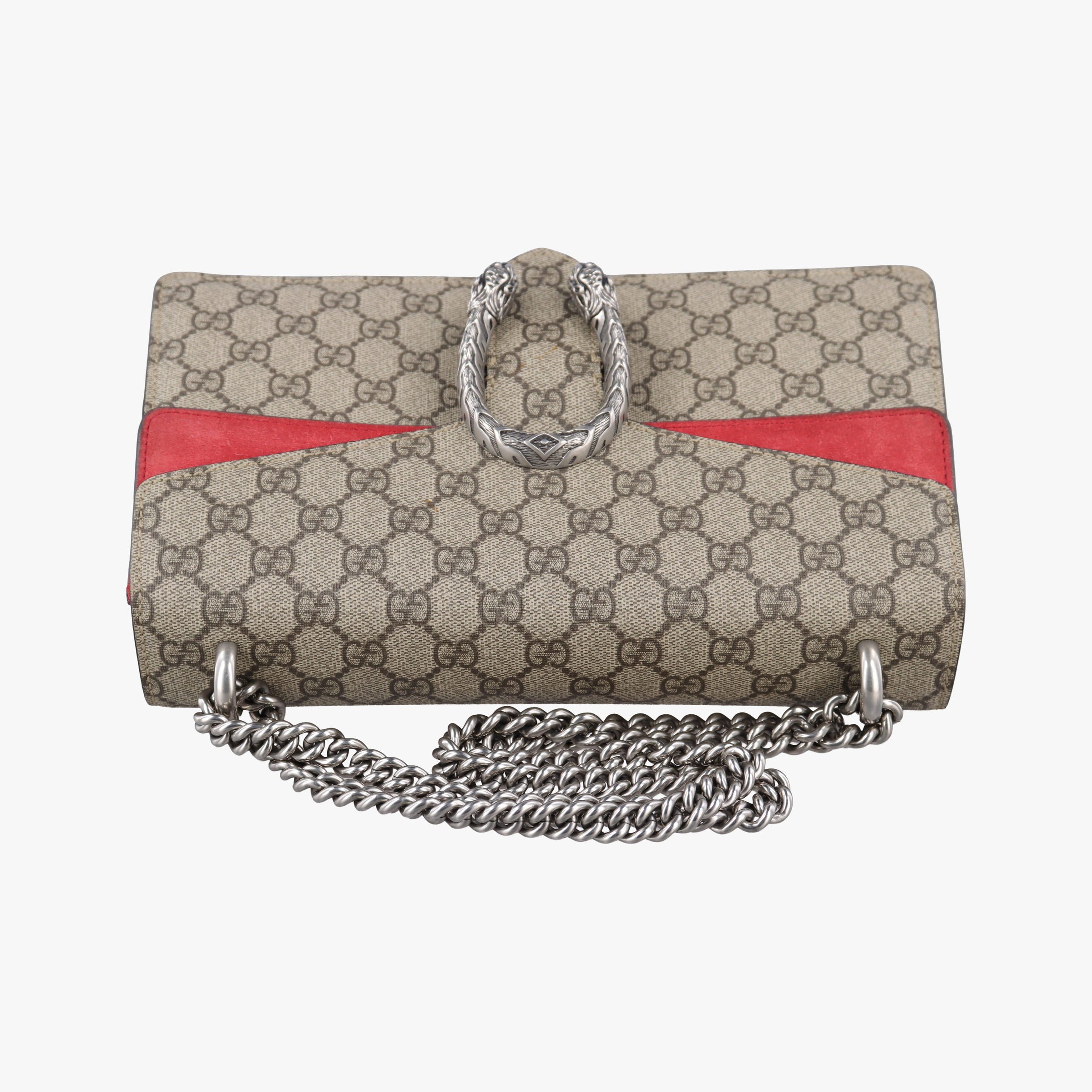 Vintage Gucci Dionysus beige×red PVC coated canvas×suede 400249 shoulderbag | stylenewstar