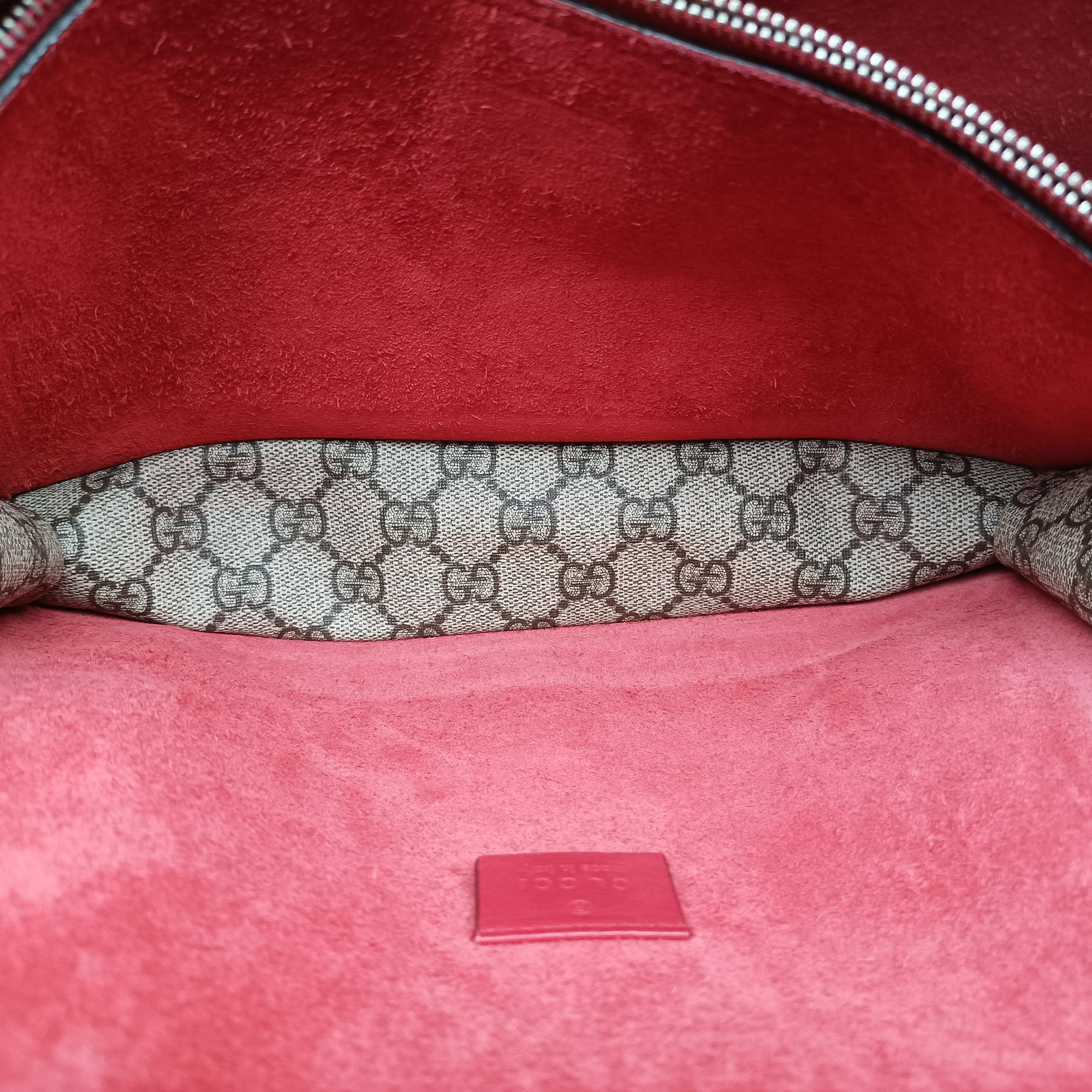 Vintage Gucci Dionysus beige×red PVC coated canvas×suede 400249 shoulderbag | stylenewstar