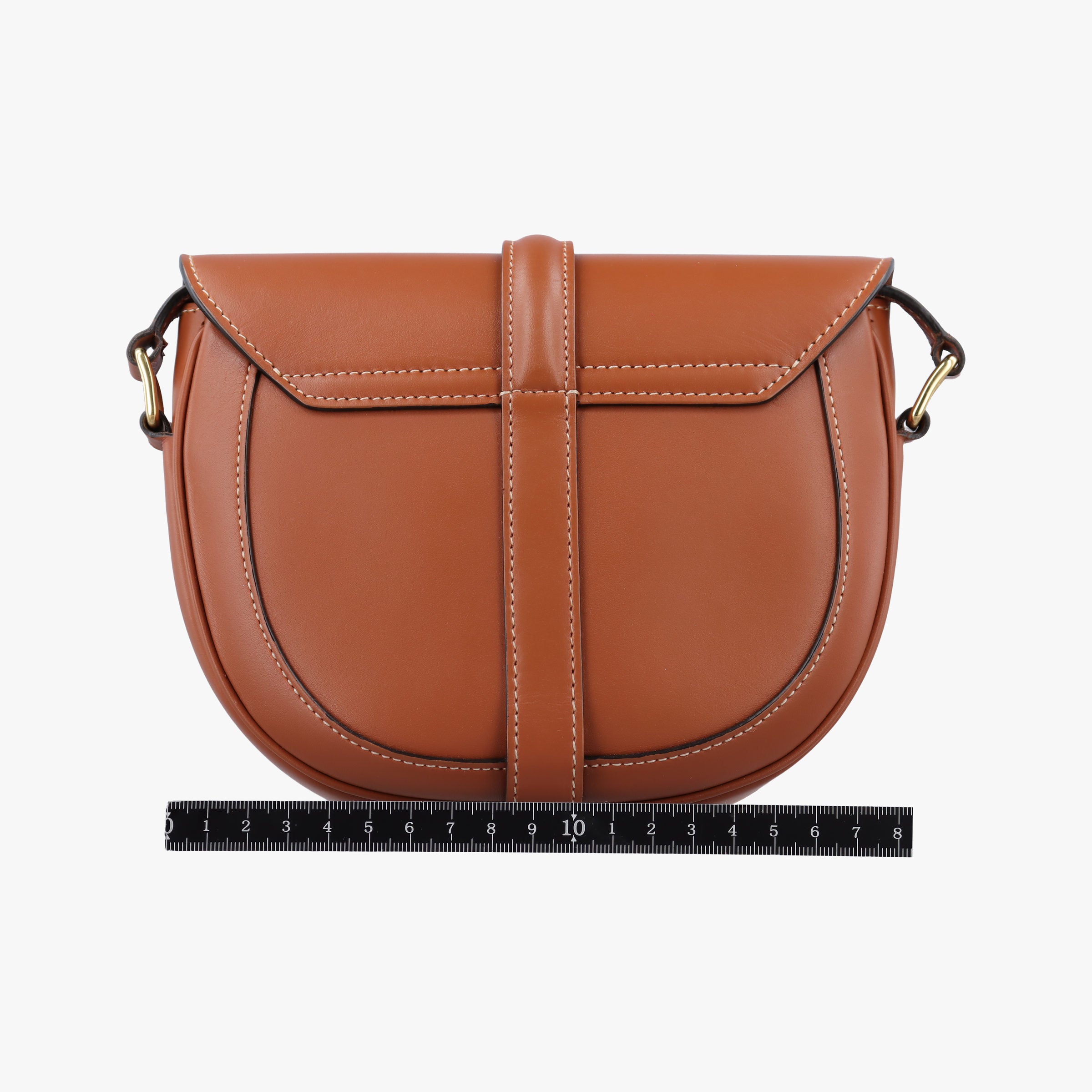 Pre-owned Celine Besace 16 Small Brown Leather W-SL-2 shoulderbag | stylenewstar