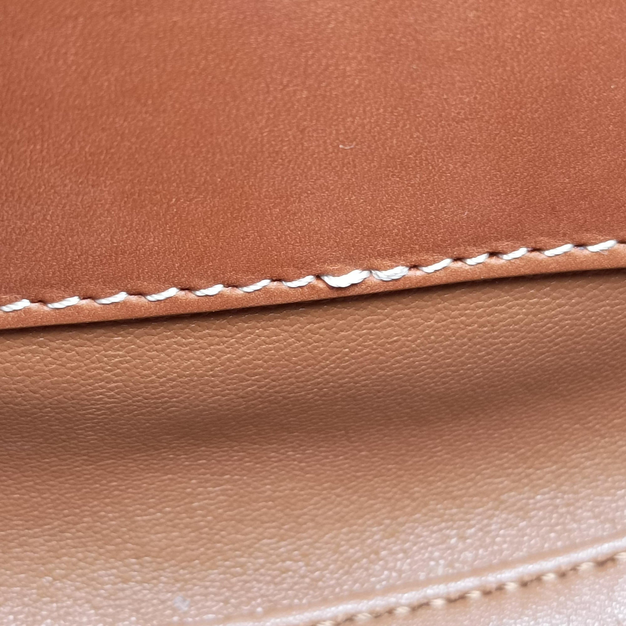 Pre-owned Celine Besace 16 Small Brown Leather W-SL-2 shoulderbag | stylenewstar