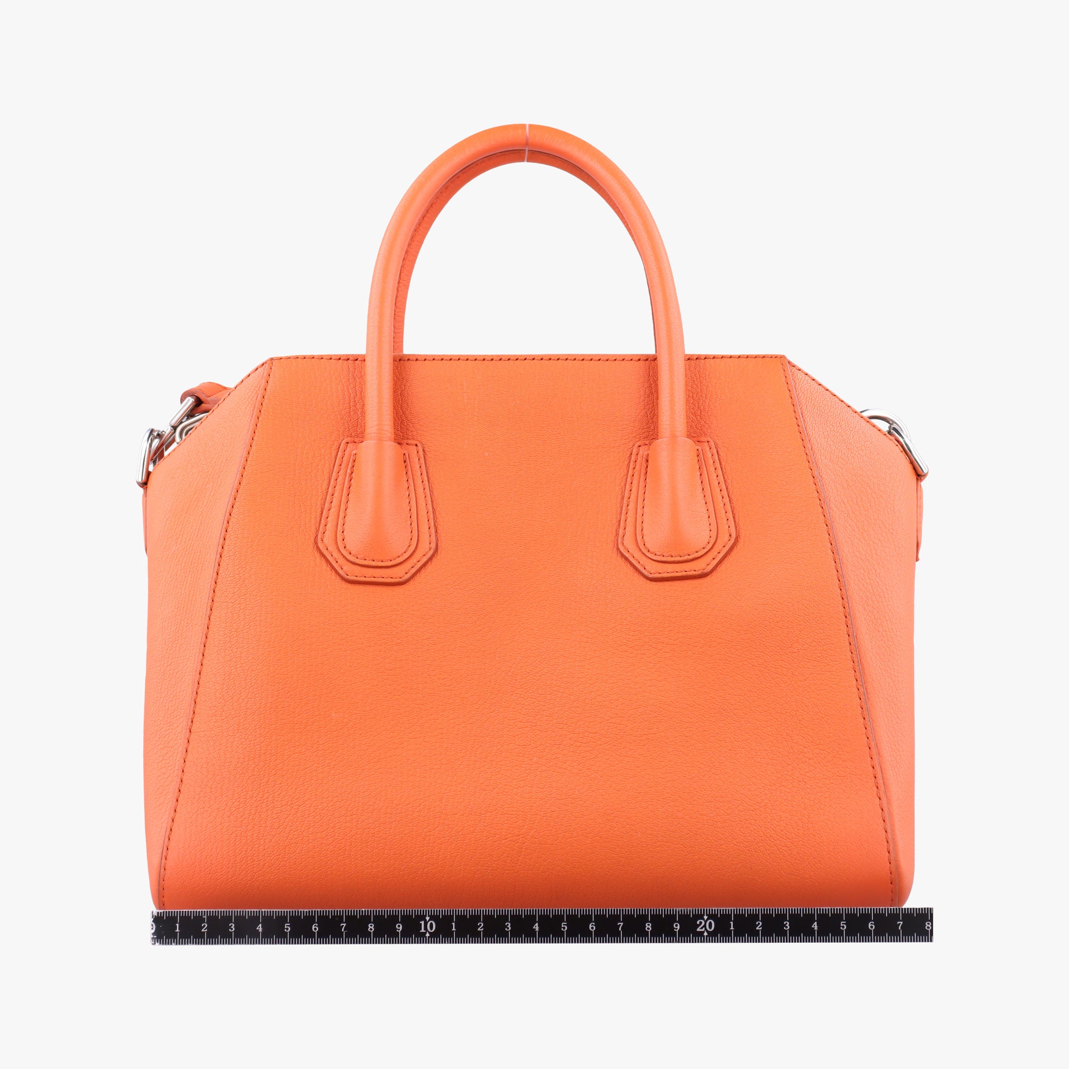 Pre-owned Givenchy Antigona Orange Leather  shoulderbag | stylenewstar
