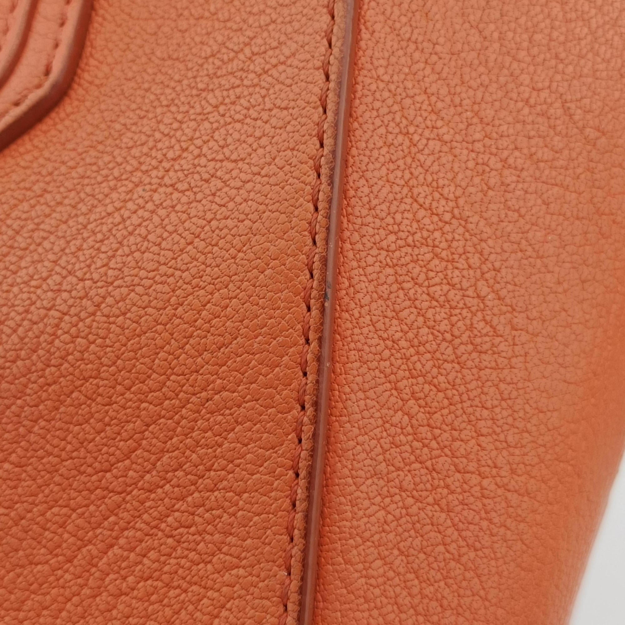 Pre-owned Givenchy Antigona Orange Leather  shoulderbag | stylenewstar