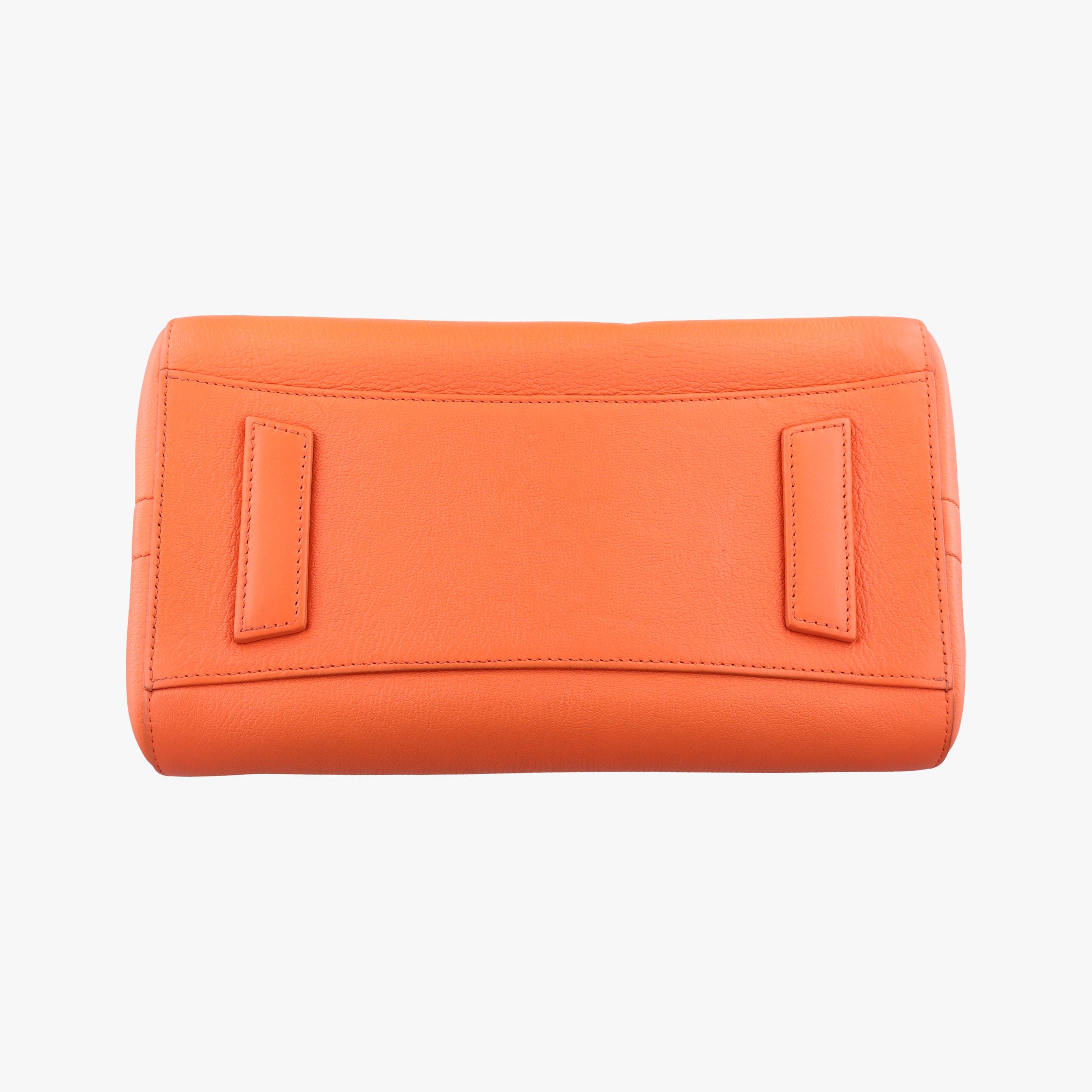 Pre-owned Givenchy Antigona Orange Leather  shoulderbag | stylenewstar