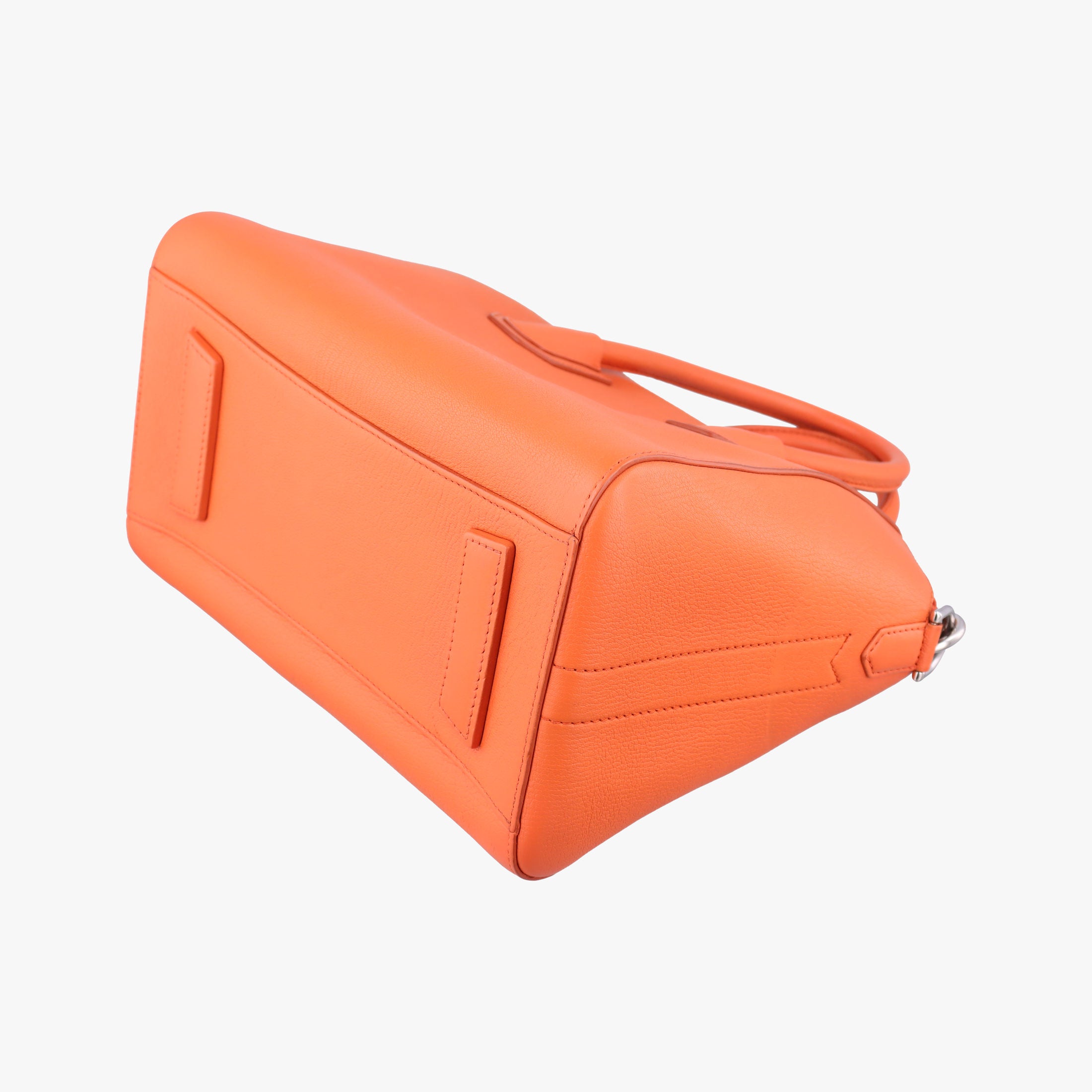 Pre-owned Givenchy Antigona Orange Leather  shoulderbag | stylenewstar