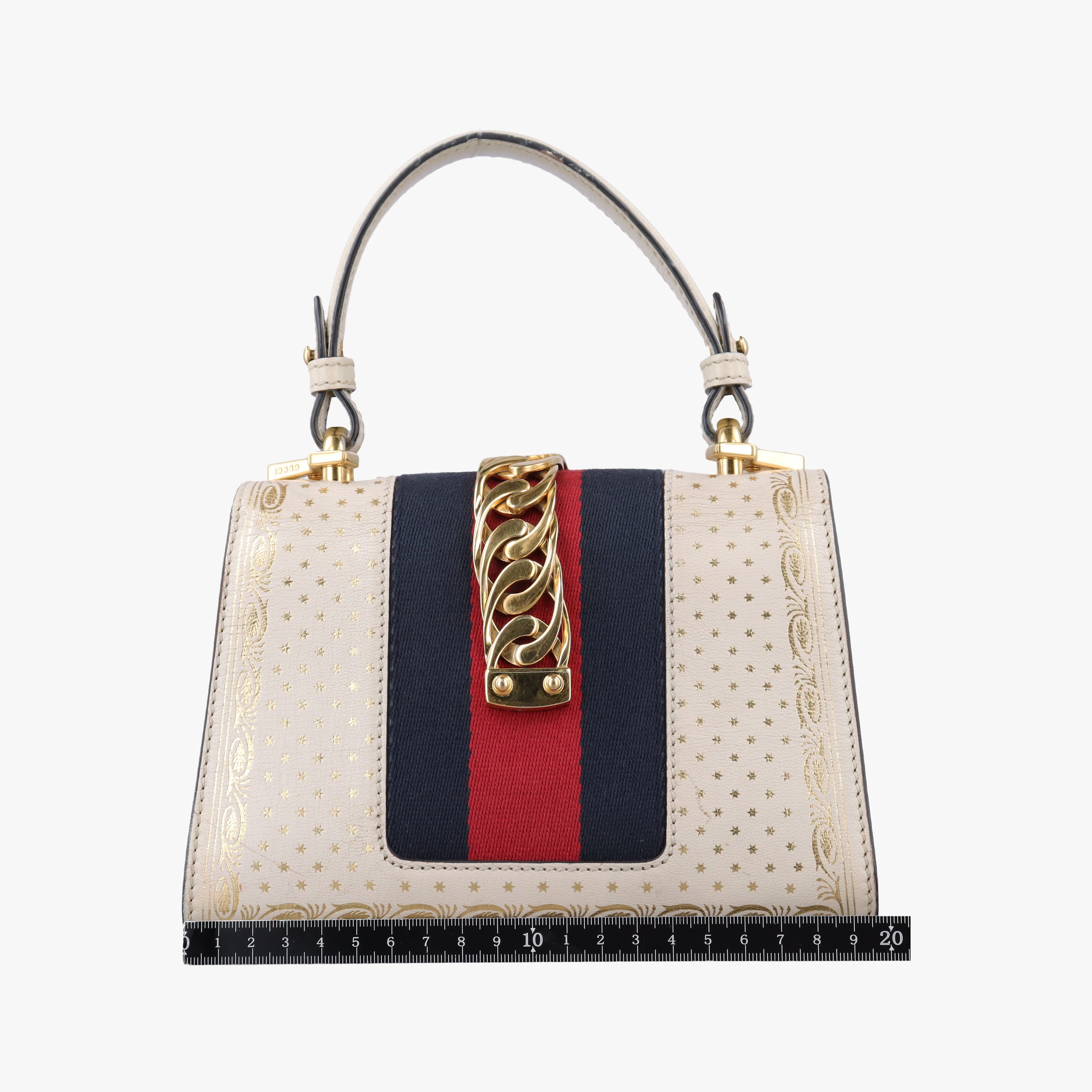 Pre-owned Gucci Sylvie White Leather 470270 shoulderbag | stylenewstar