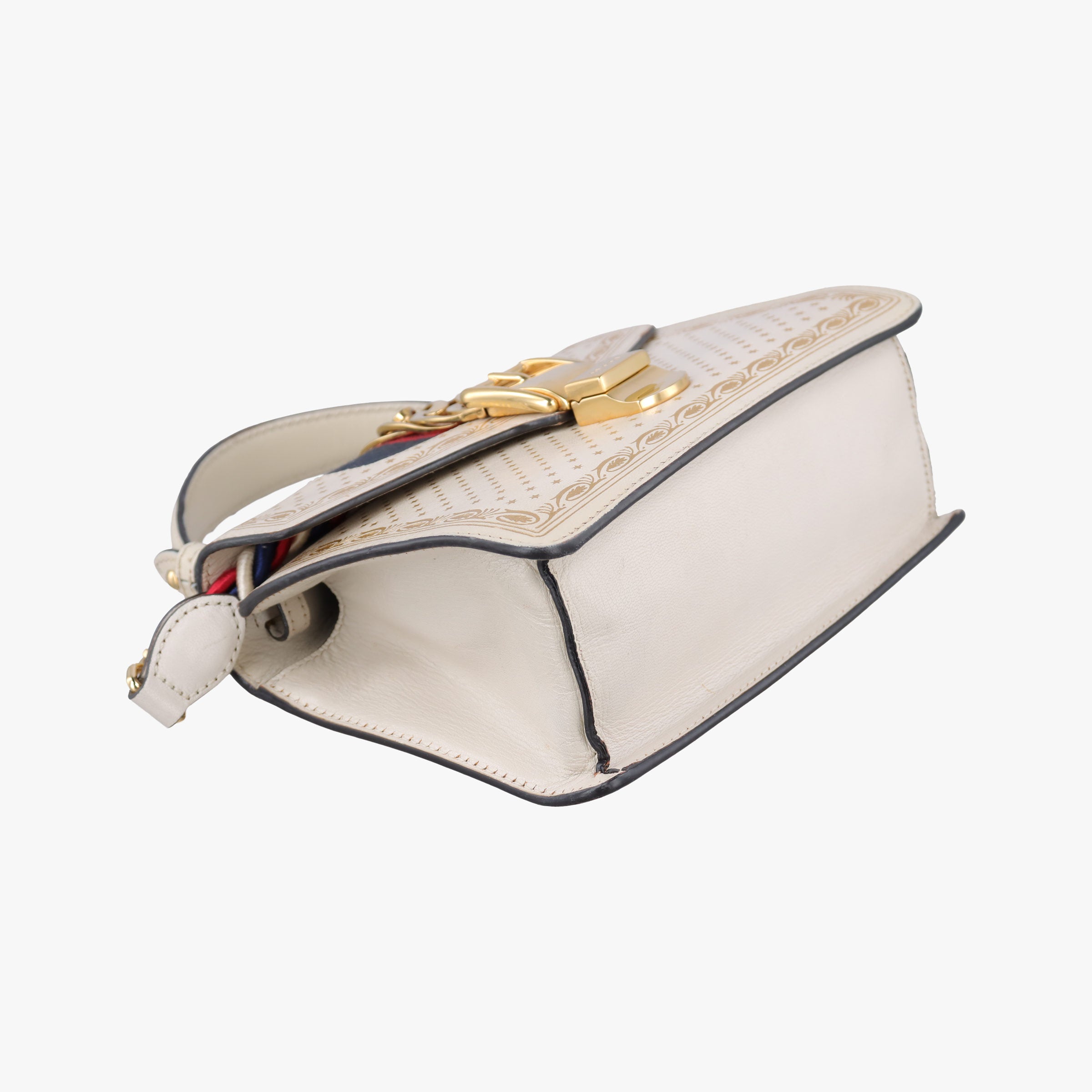 Pre-owned Gucci Sylvie White Leather 470270 shoulderbag | stylenewstar