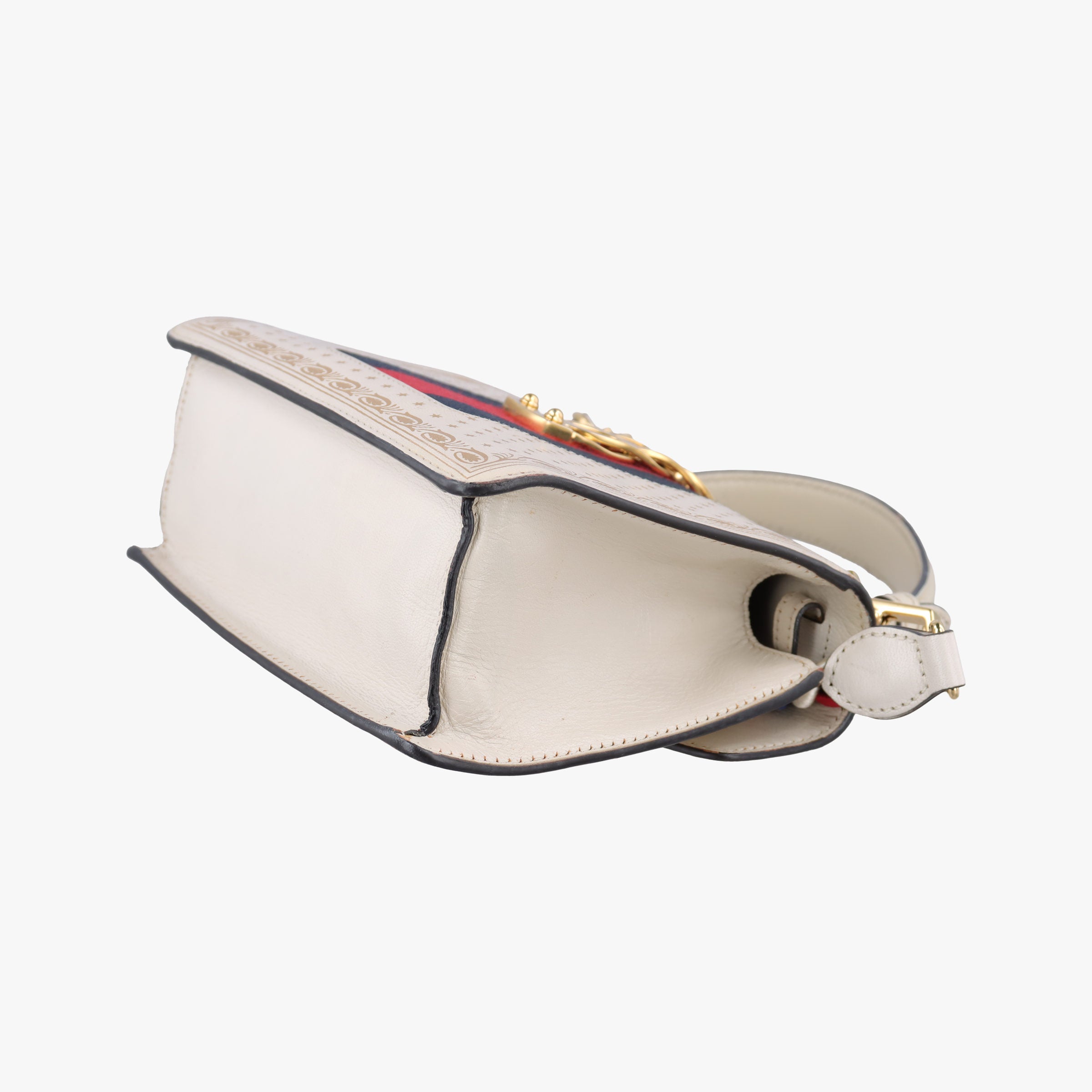 Pre-owned Gucci Sylvie White Leather 470270 shoulderbag | stylenewstar