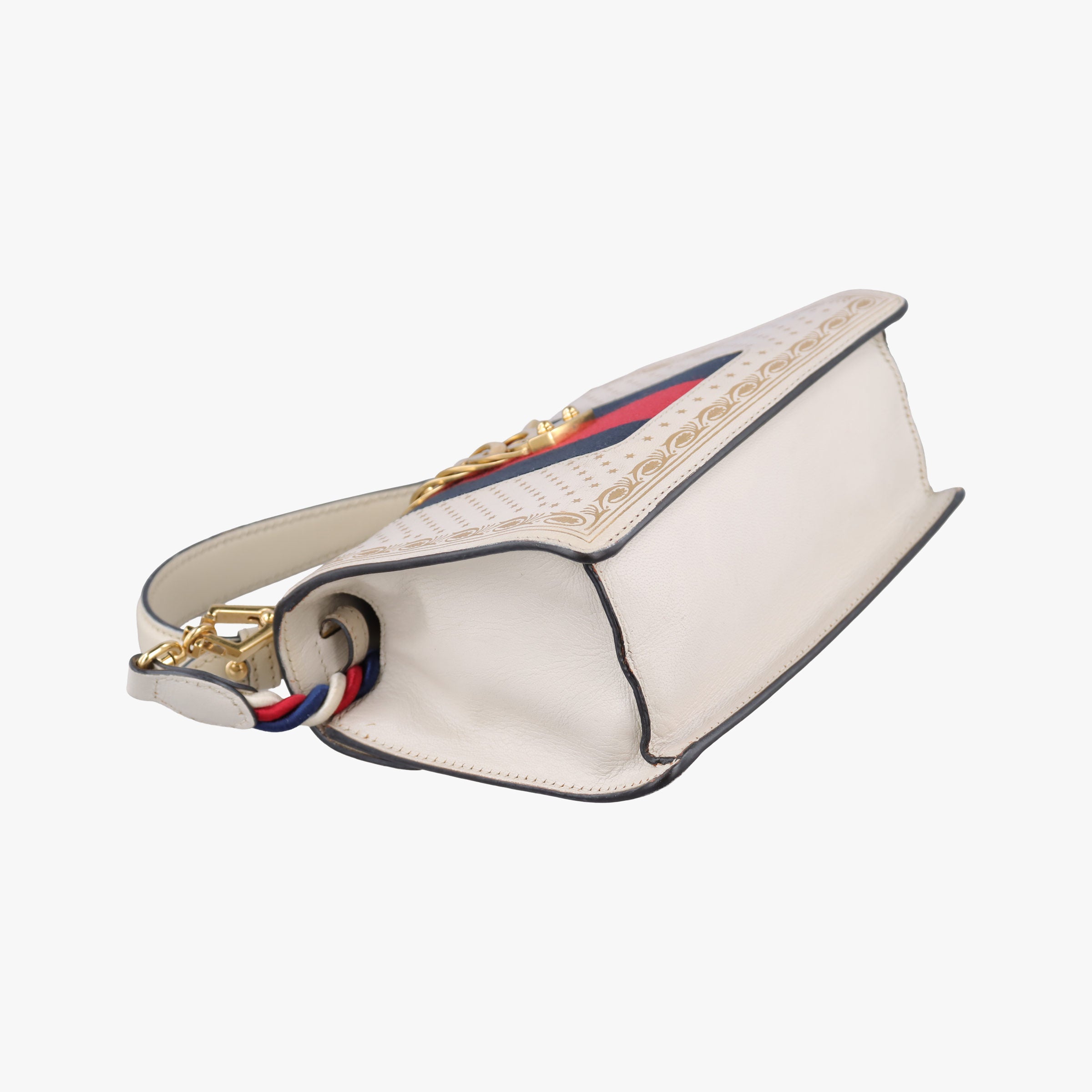 Pre-owned Gucci Sylvie White Leather 470270 shoulderbag | stylenewstar