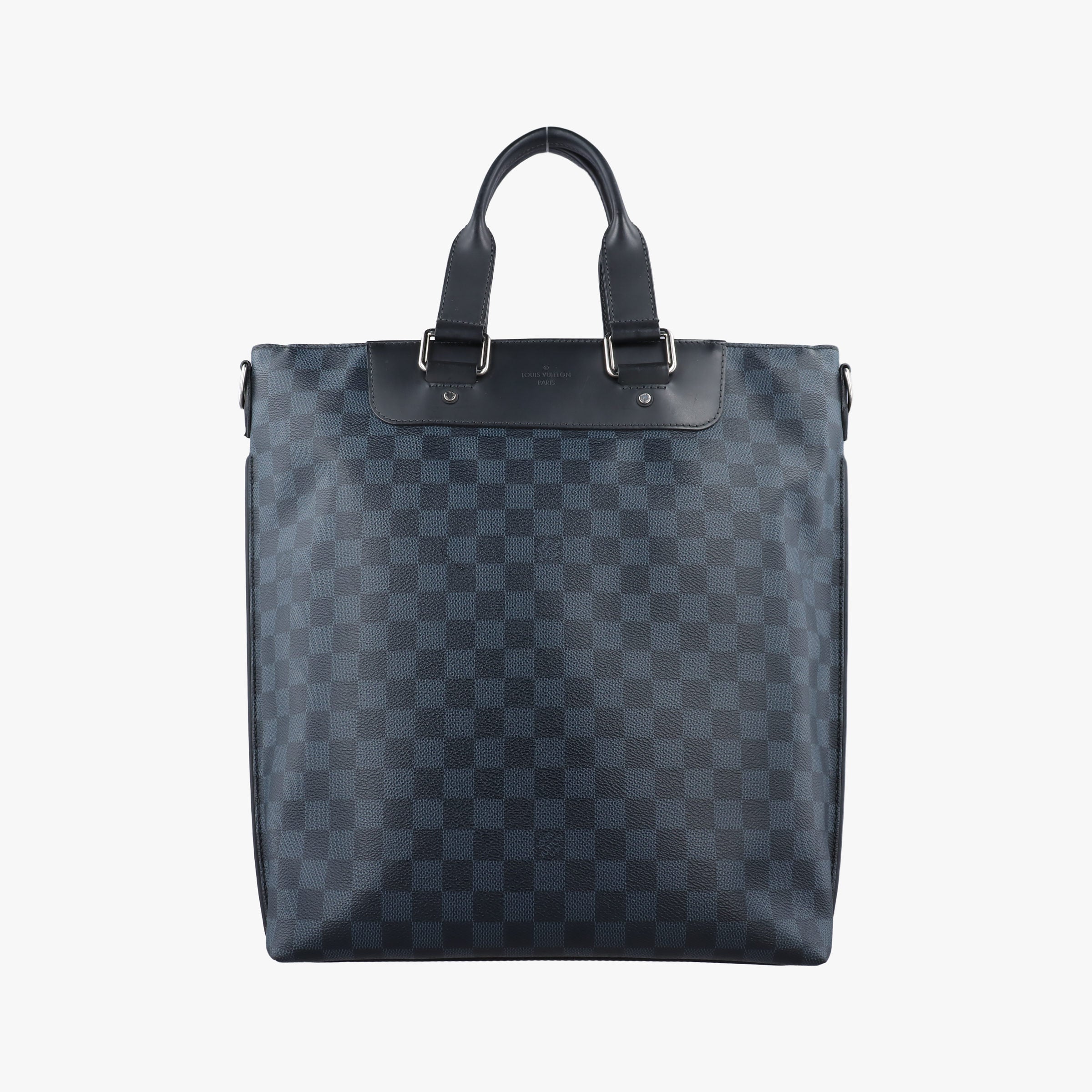 Pre-owned Louis Vuitton Cabas joule Noir Damier Cobalt N42223 handbag | stylenewstar