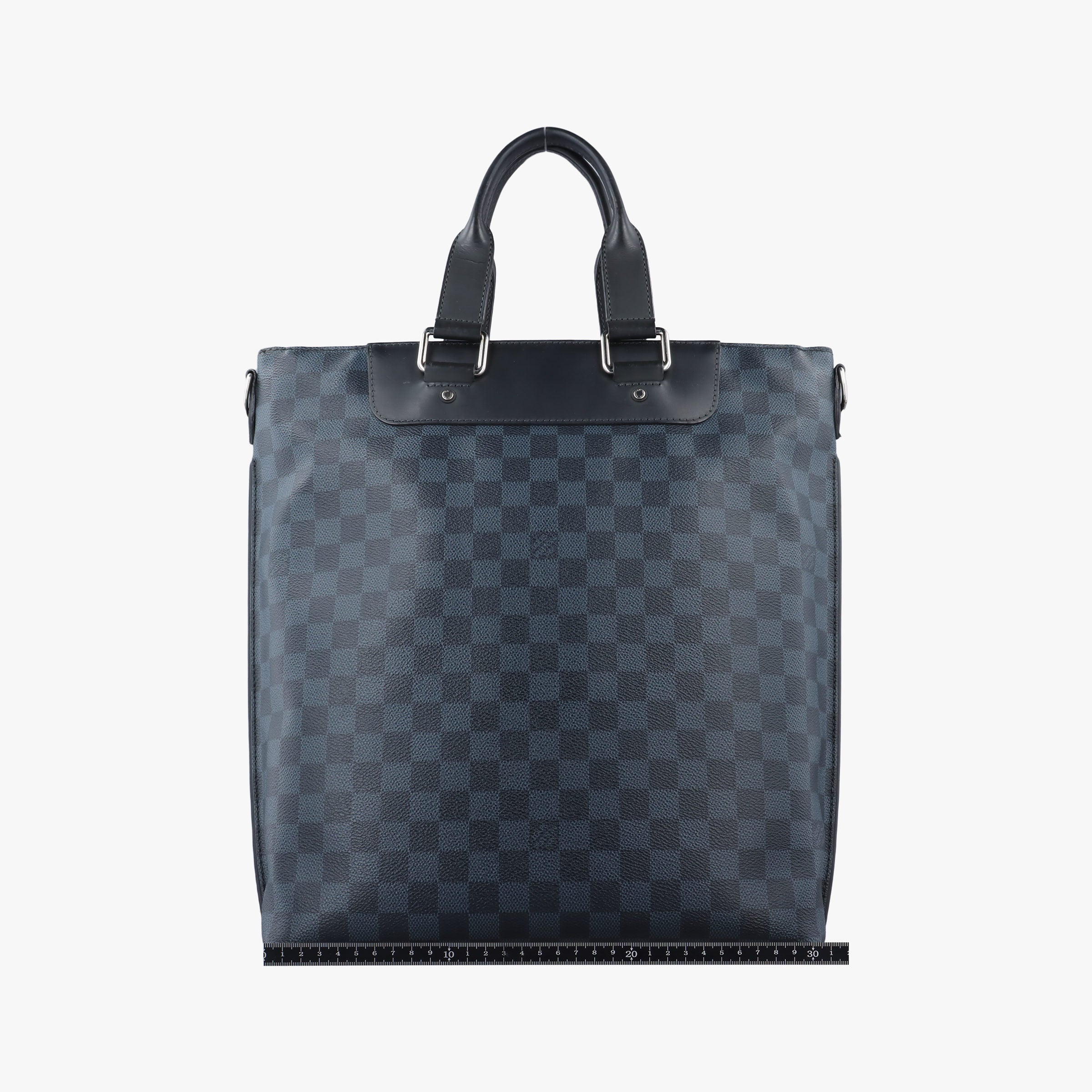Pre-owned Louis Vuitton Cabas joule Noir Damier Cobalt N42223 handbag | stylenewstar