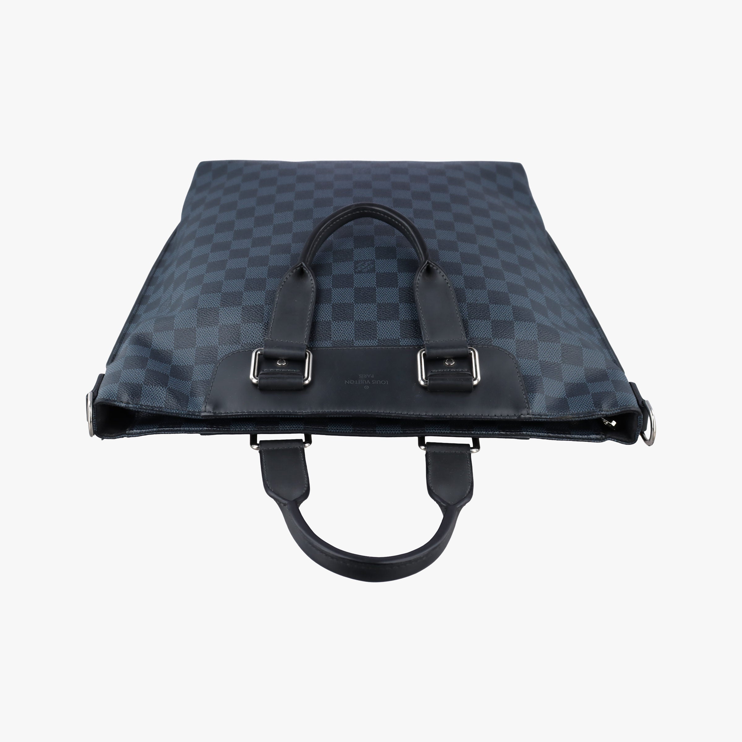 Pre-owned Louis Vuitton Cabas joule Noir Damier Cobalt N42223 handbag | stylenewstar