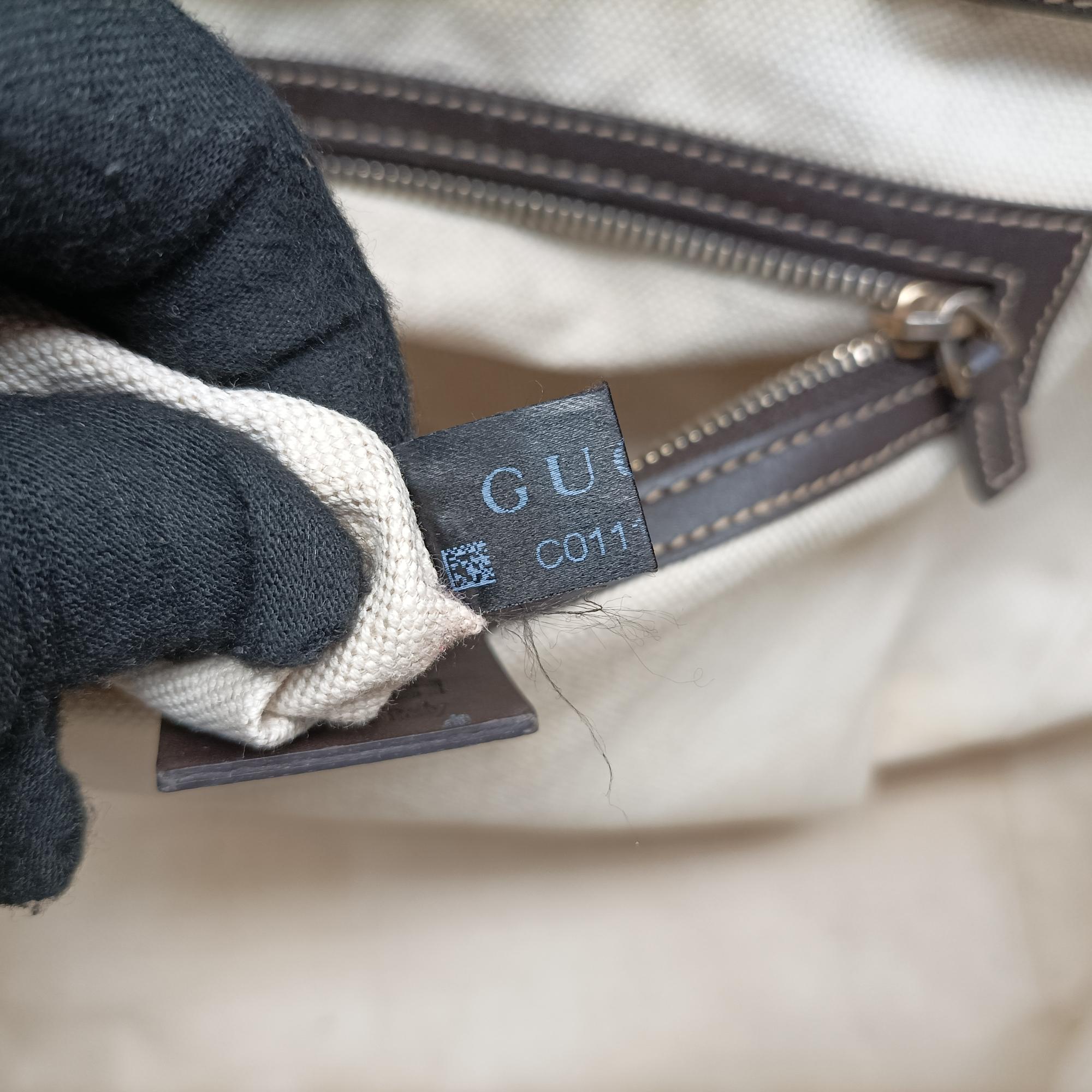 Pre-owned Gucci Mayfair Brown canvas 257061 handbag | stylenewstar