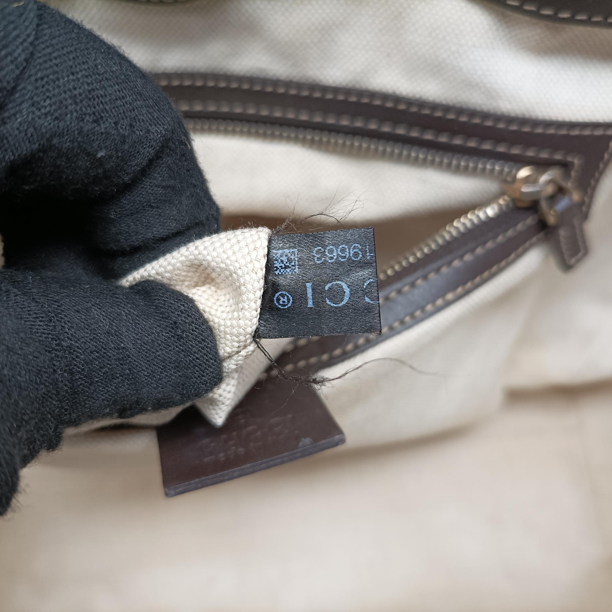 Pre-owned Gucci Mayfair Brown canvas 257061 handbag | stylenewstar
