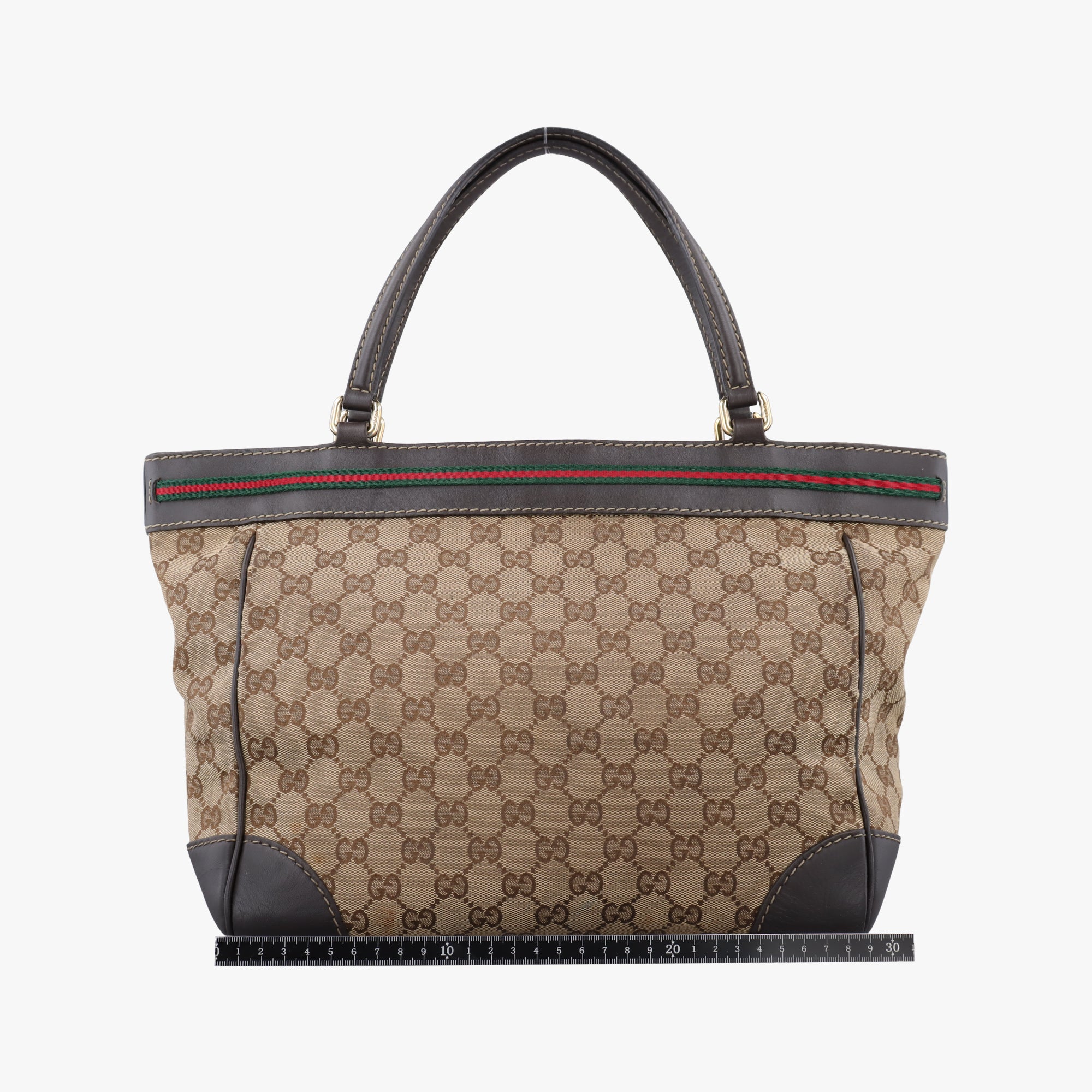 Pre-owned Gucci Mayfair Brown canvas 257061 handbag | stylenewstar
