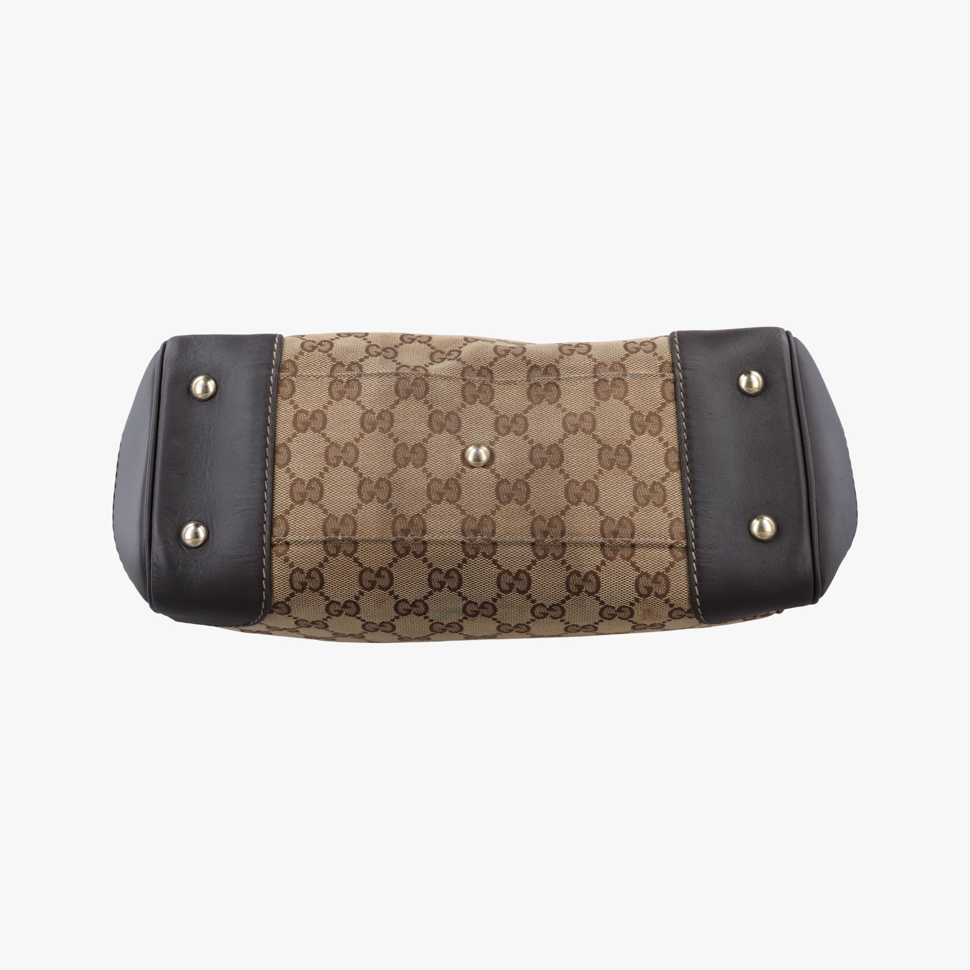 Pre-owned Gucci Mayfair Brown canvas 257061 handbag | stylenewstar