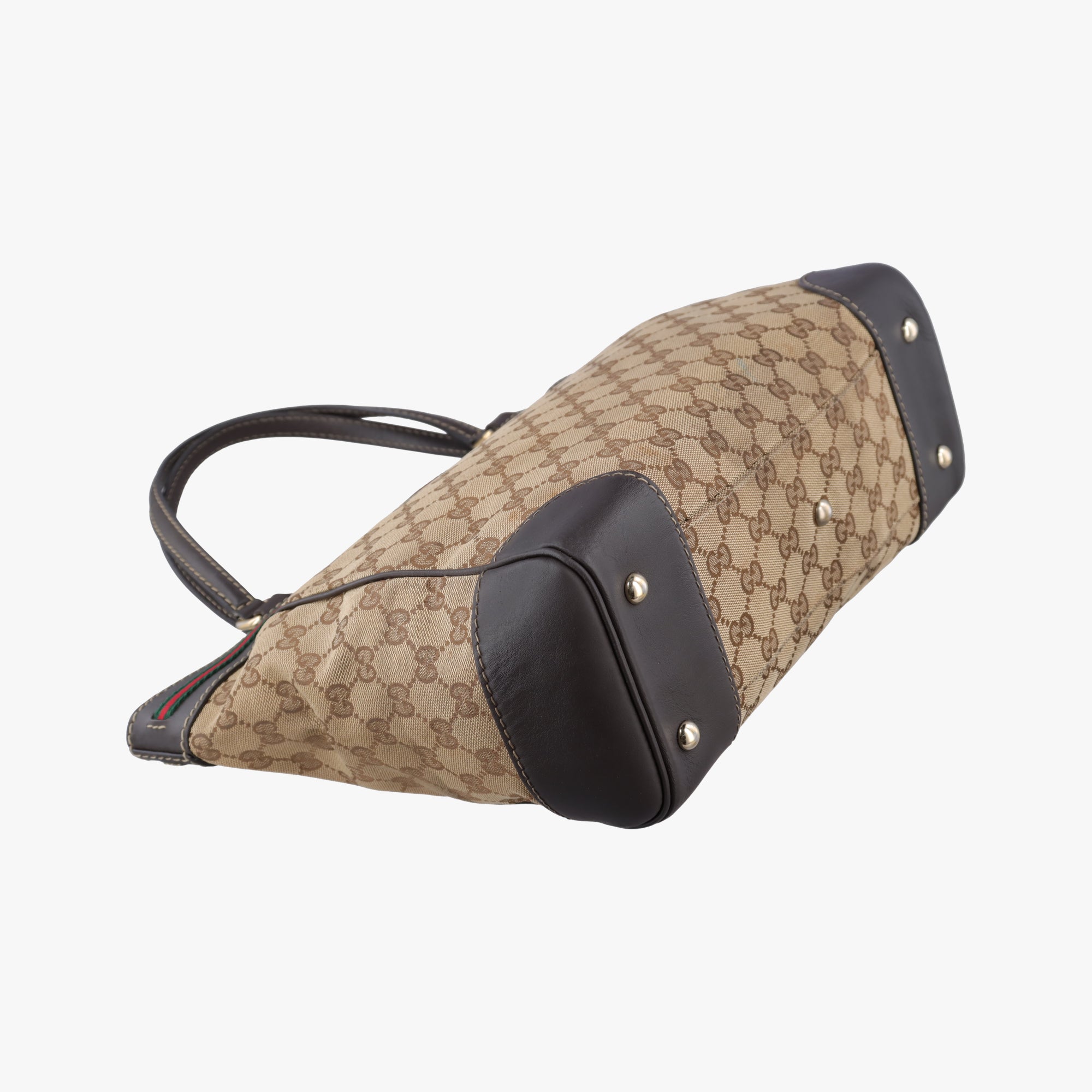 Pre-owned Gucci Mayfair Brown canvas 257061 handbag | stylenewstar