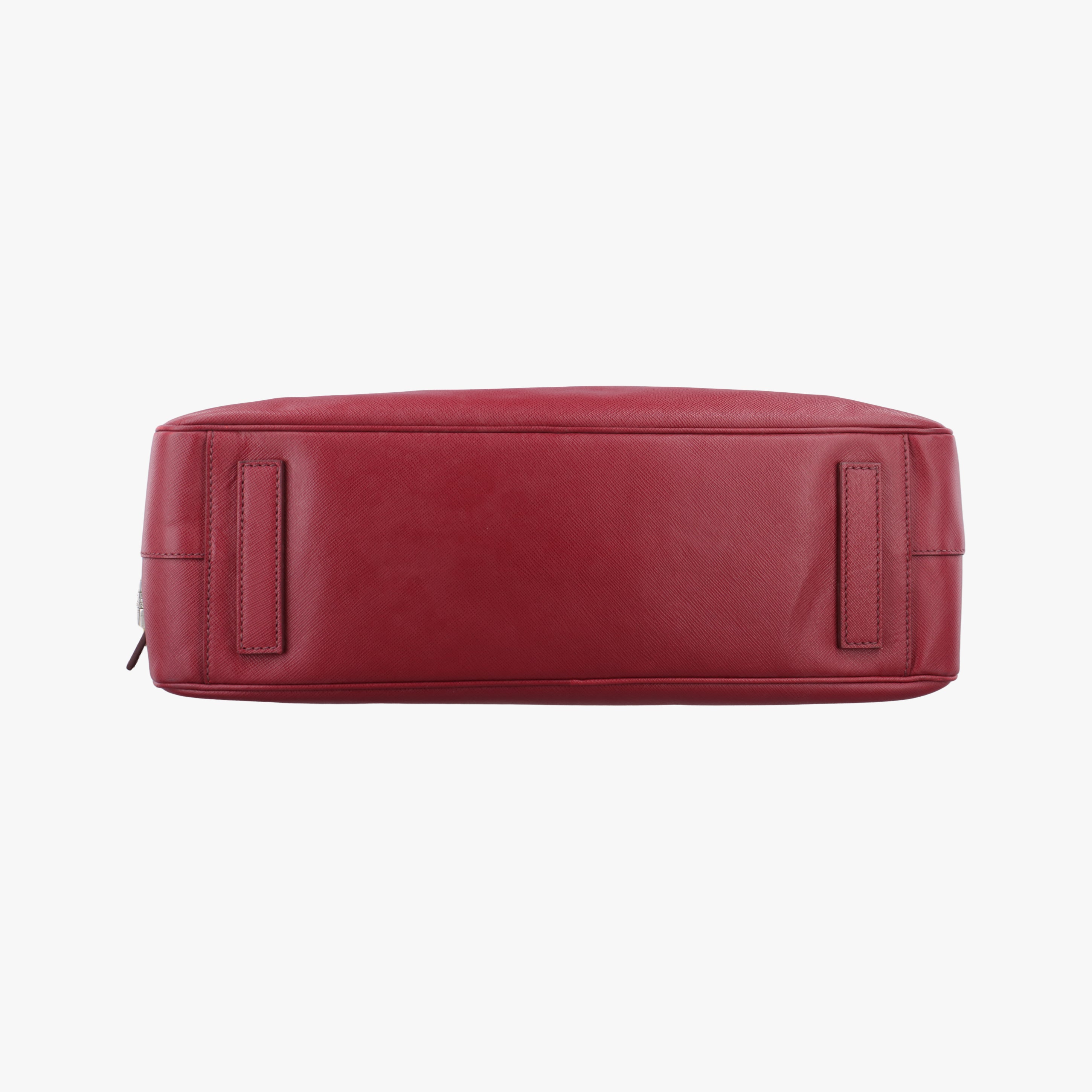 Vintage Prada Classic Laptop briefcase Red SAFFIANO Leather 2VE363 handbag | stylenewstar