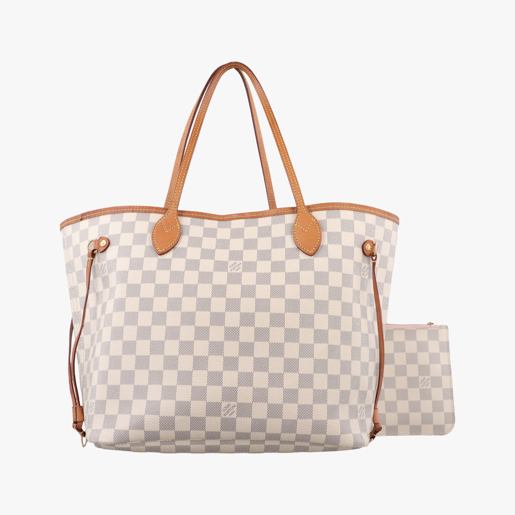 Secondhand Louis Vuitton NEVERFULL MM Azur Damier Canvas N51107 shoulderbag | stylenewstar