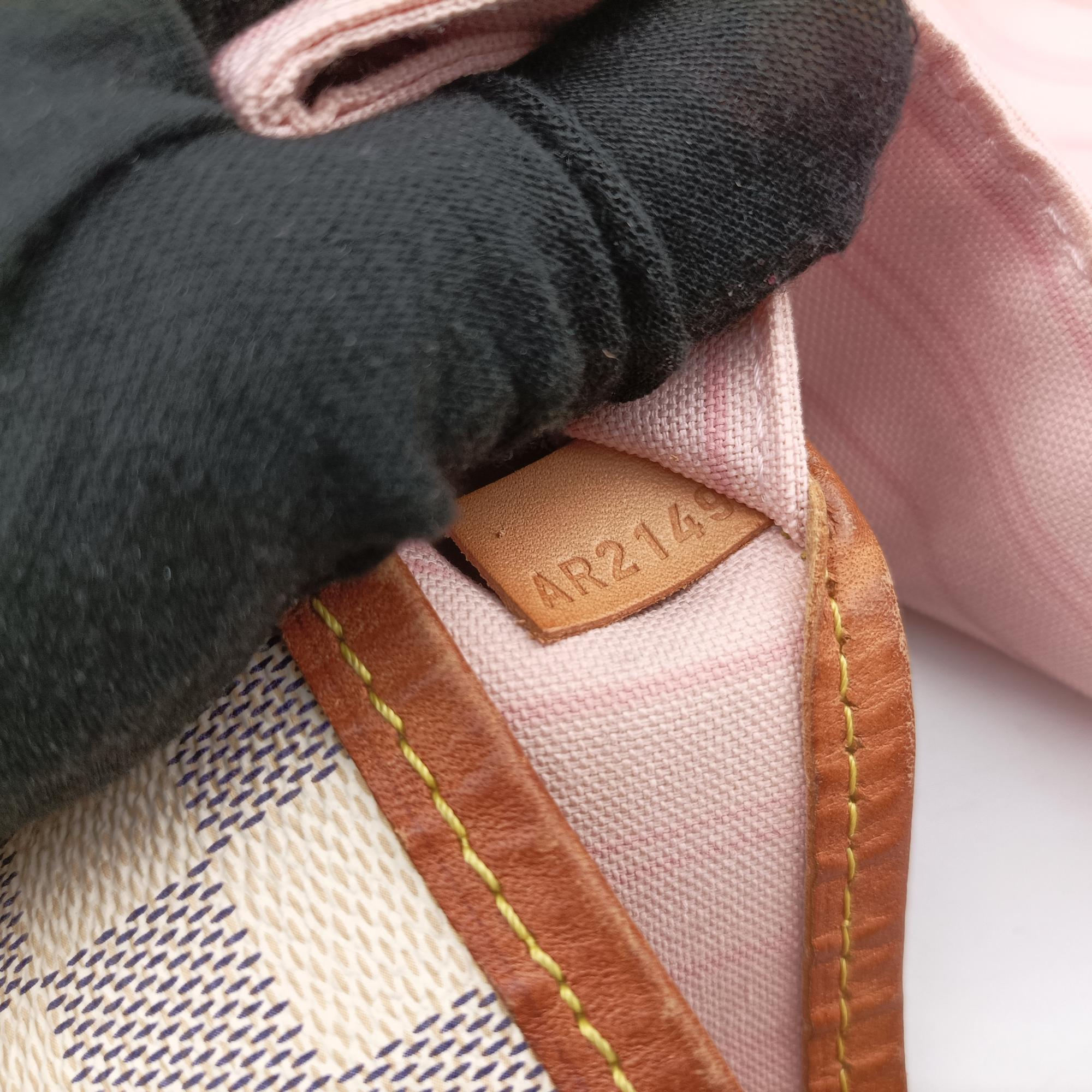 Secondhand Louis Vuitton NEVERFULL MM Azur Damier Canvas N51107 shoulderbag | stylenewstar