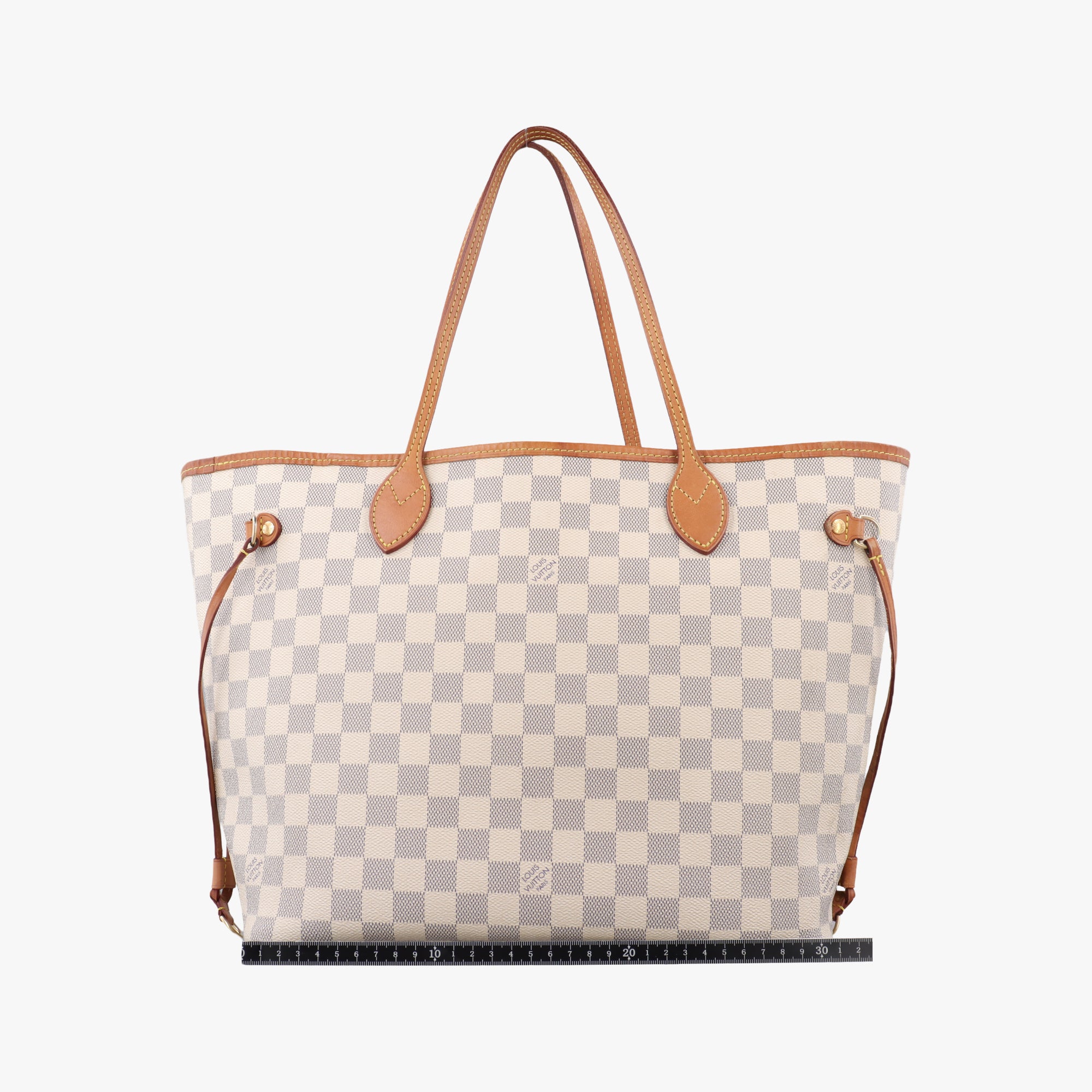 Secondhand Louis Vuitton NEVERFULL MM Azur Damier Canvas N51107 shoulderbag | stylenewstar