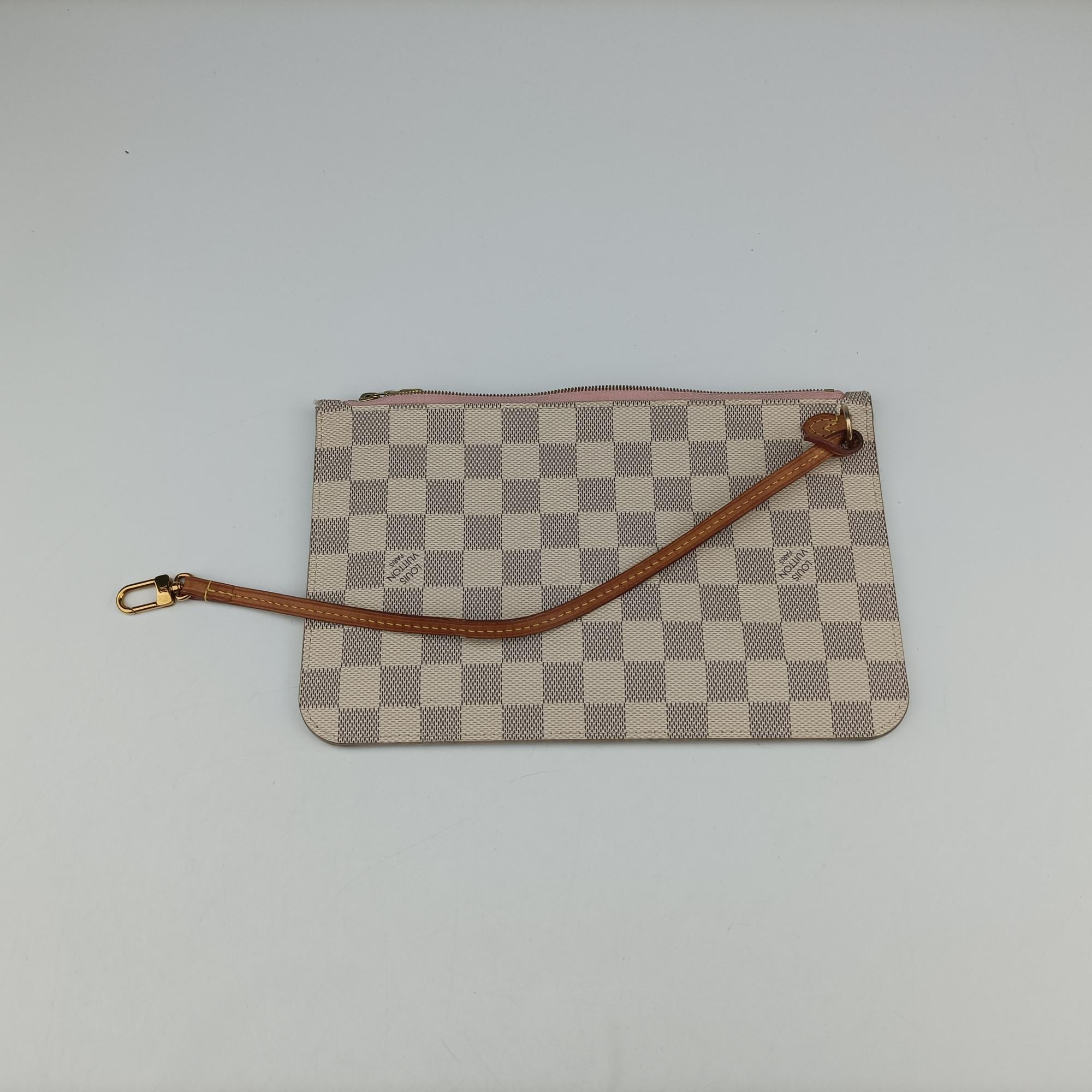 Secondhand Louis Vuitton NEVERFULL MM Azur Damier Canvas N51107 shoulderbag | stylenewstar