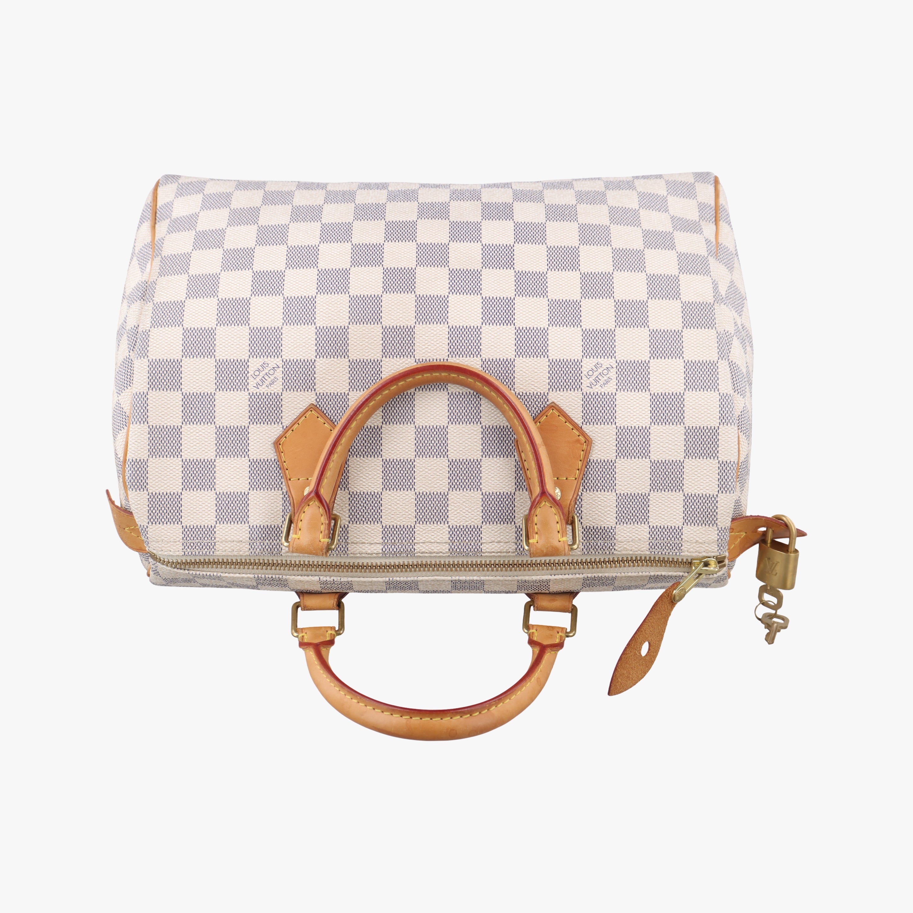 Pre-owned Louis Vuitton Speedy30 Azur Damier Canvas N41533 handbag | stylenewstar