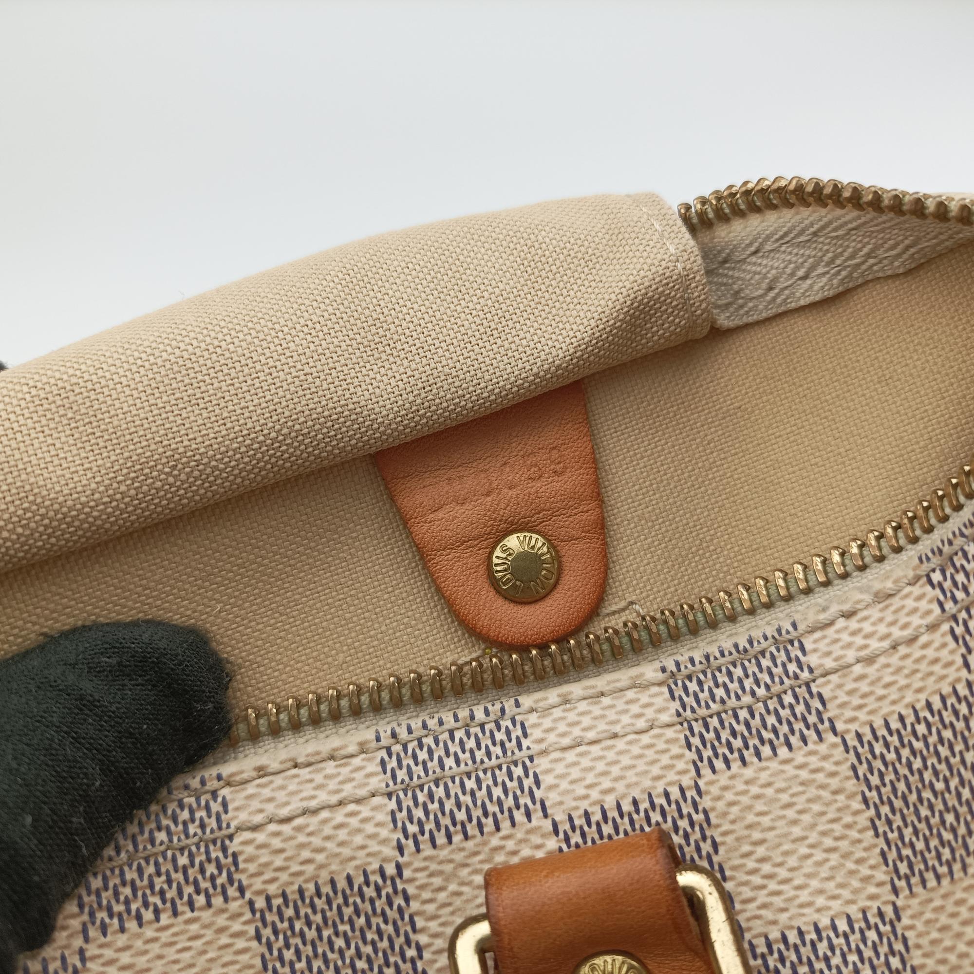 Secondhand Louis Vuitton Speedy 30 AZUR Damier Canvas N41533 handbag | stylenewstar