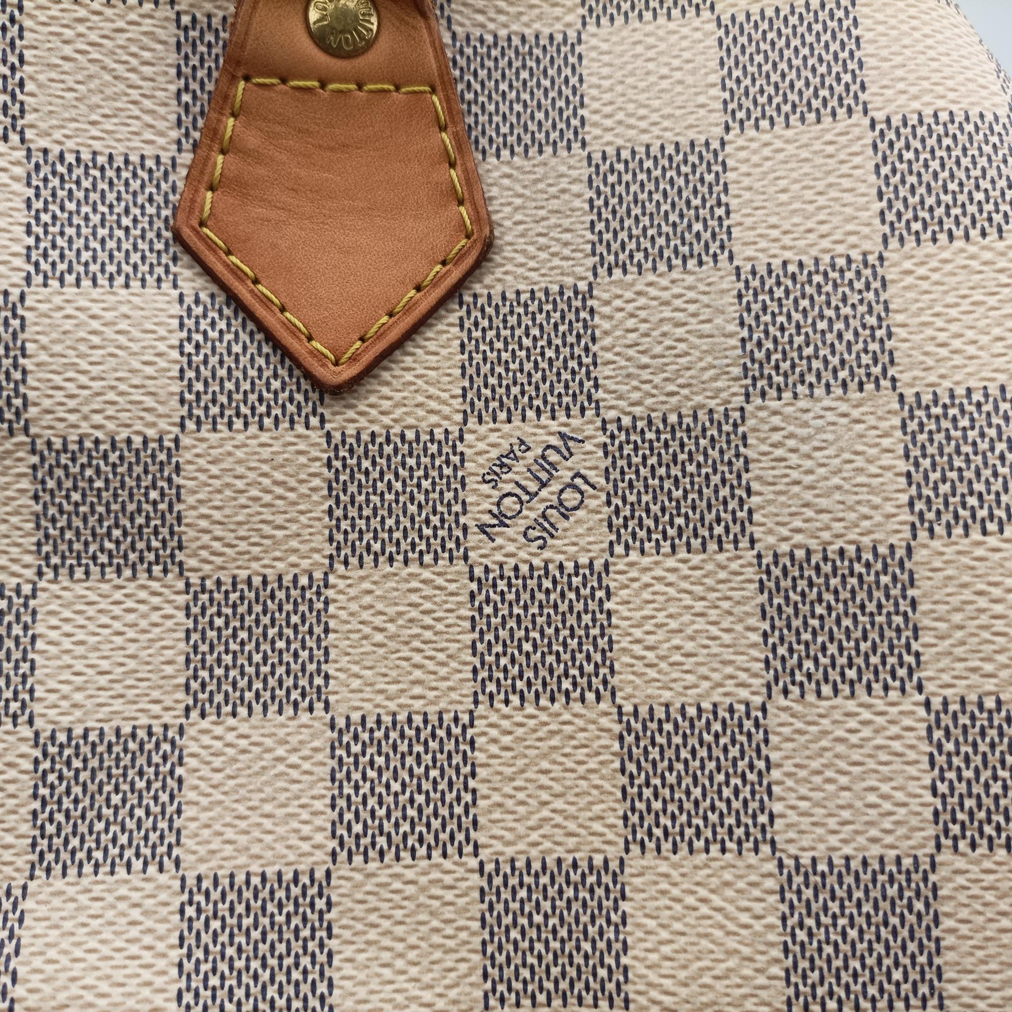Secondhand Louis Vuitton Speedy 30 AZUR Damier Canvas N41533 handbag | stylenewstar