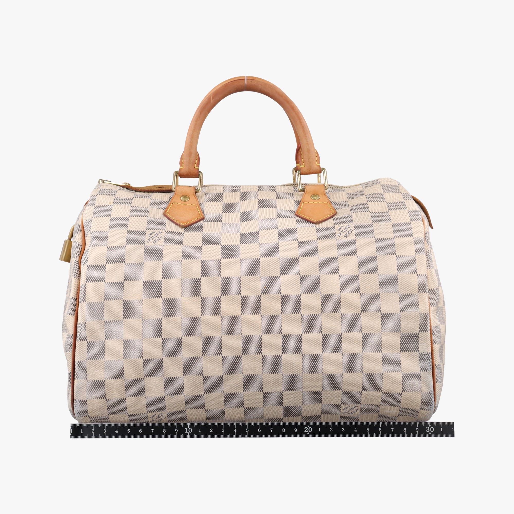 Secondhand Louis Vuitton Speedy 30 AZUR Damier Canvas N41533 handbag | stylenewstar