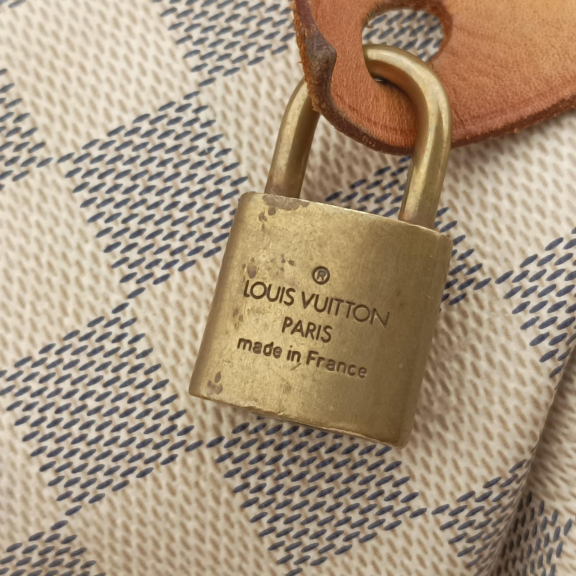 Secondhand Louis Vuitton Speedy 30 AZUR Damier Canvas N41533 handbag | stylenewstar