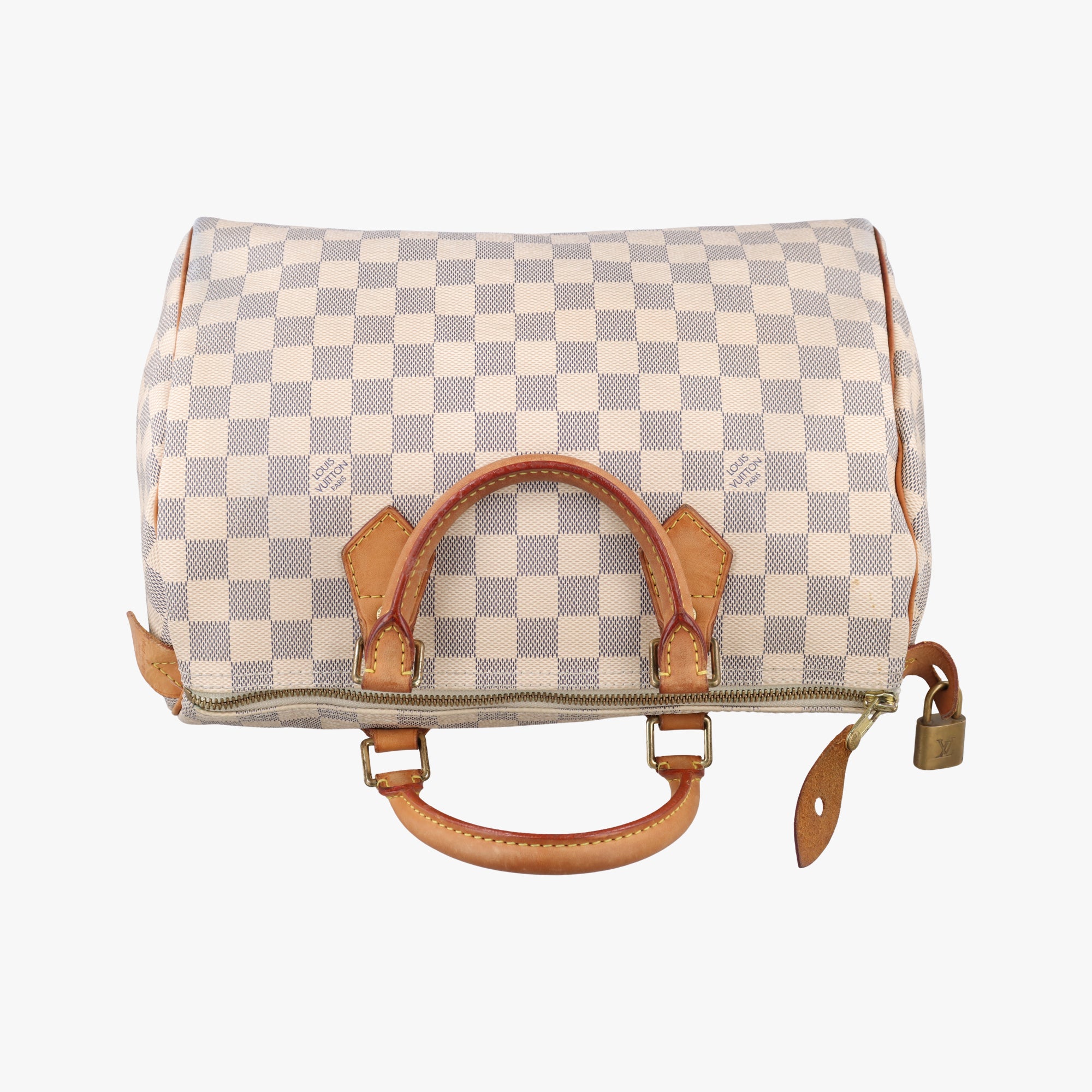 Secondhand Louis Vuitton Speedy 30 AZUR Damier Canvas N41533 handbag | stylenewstar