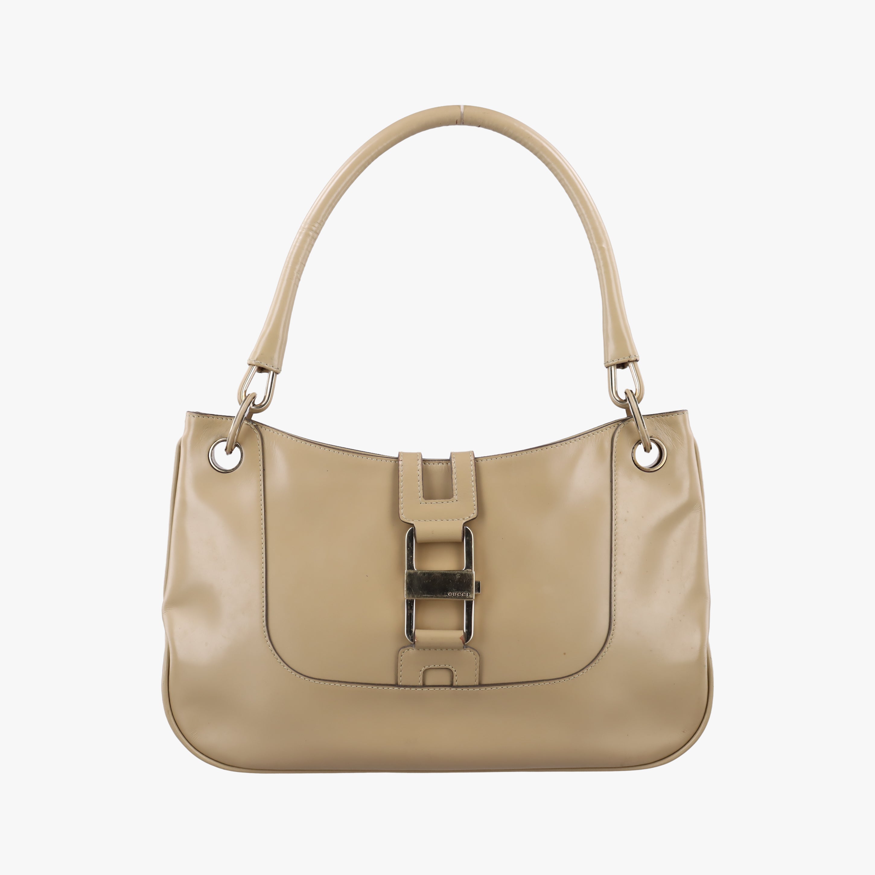 Pre-owned Gucci Jackie beige Leather 001.41 handbag | stylenewstar