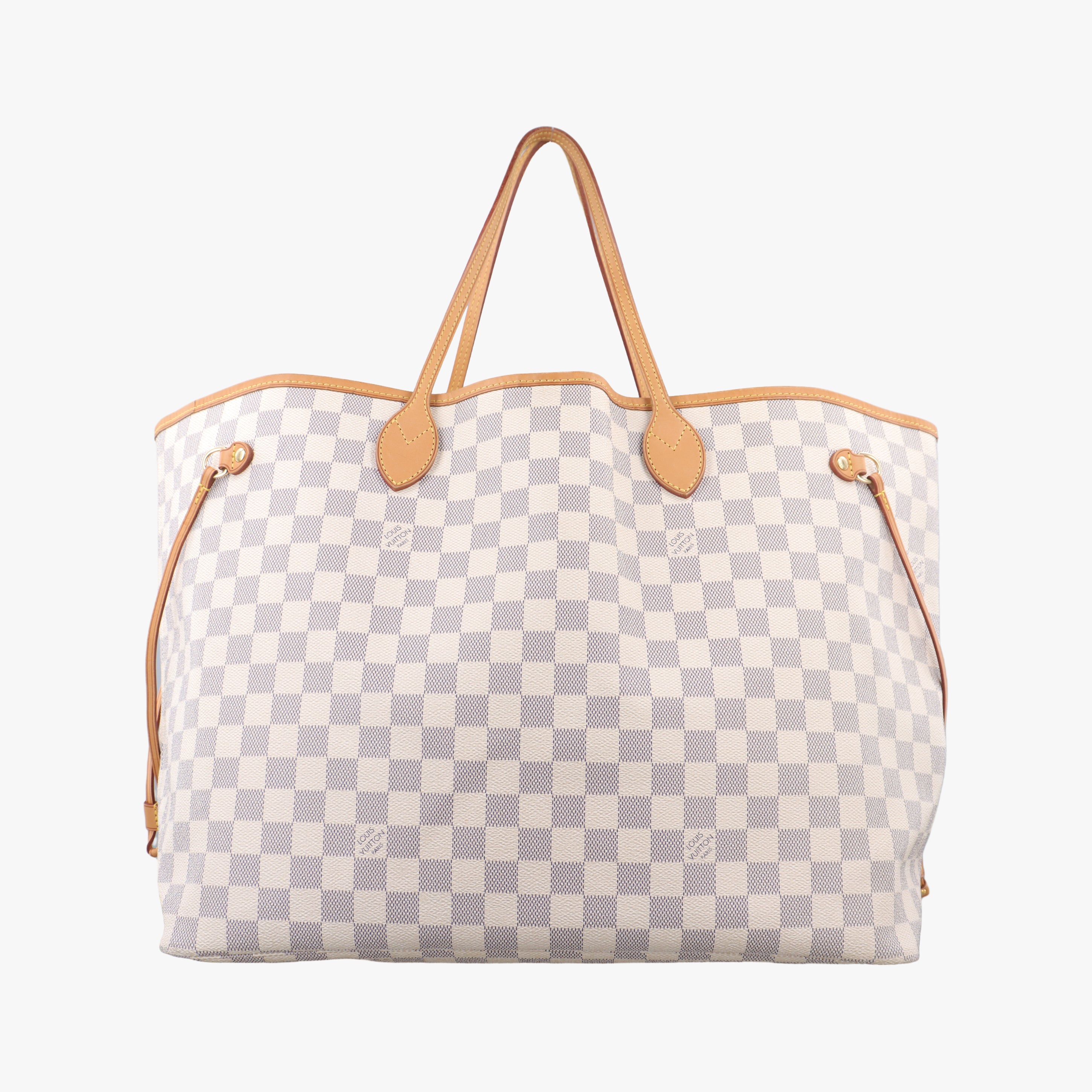 Pre-owned Louis Vuitton NEVERFULL GM AZUR Damier Canvas N51108 shoulderbag | stylenewstar