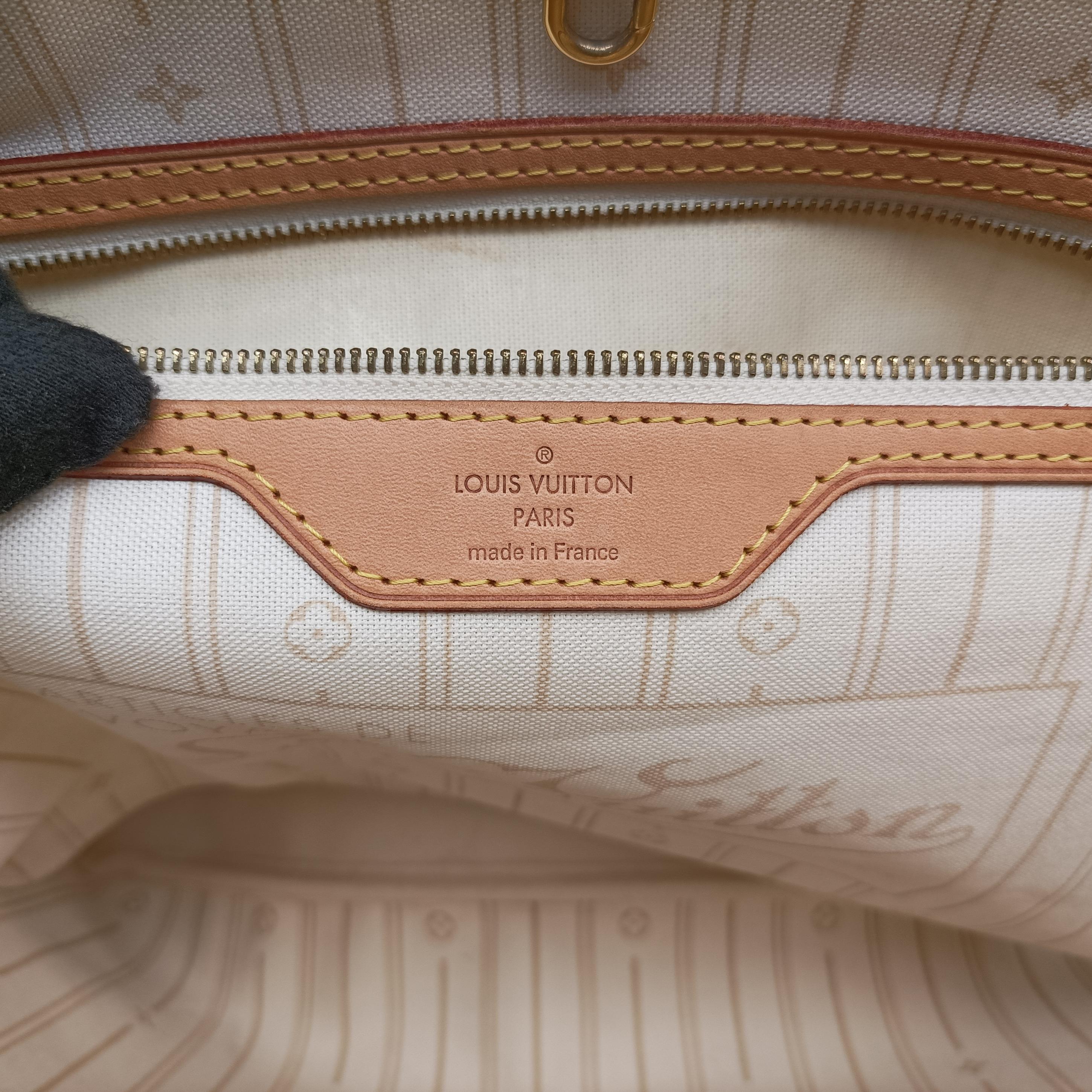 Pre-owned Louis Vuitton NEVERFULL GM AZUR Damier Canvas N51108 shoulderbag | stylenewstar