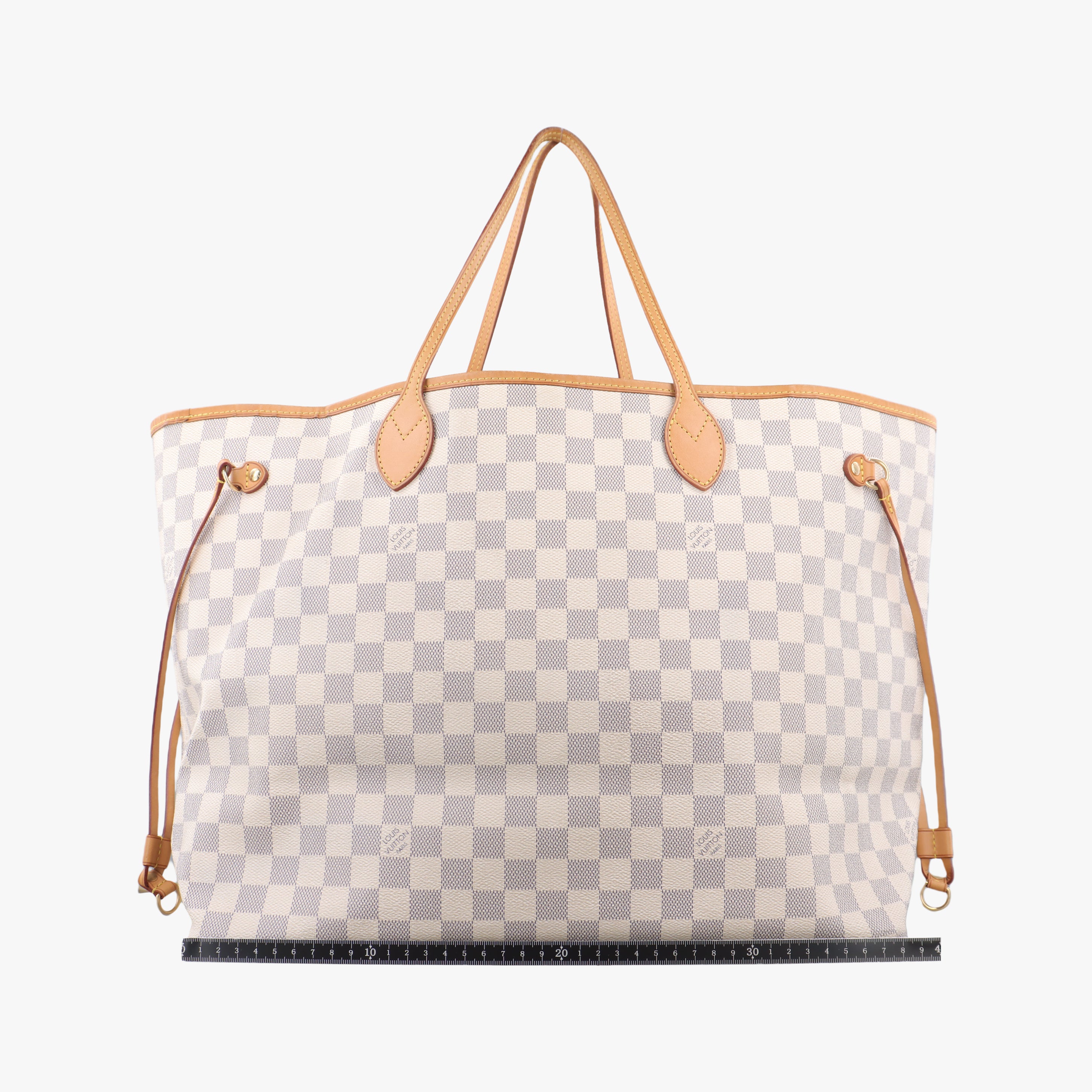 Pre-owned Louis Vuitton NEVERFULL GM AZUR Damier Canvas N51108 shoulderbag | stylenewstar