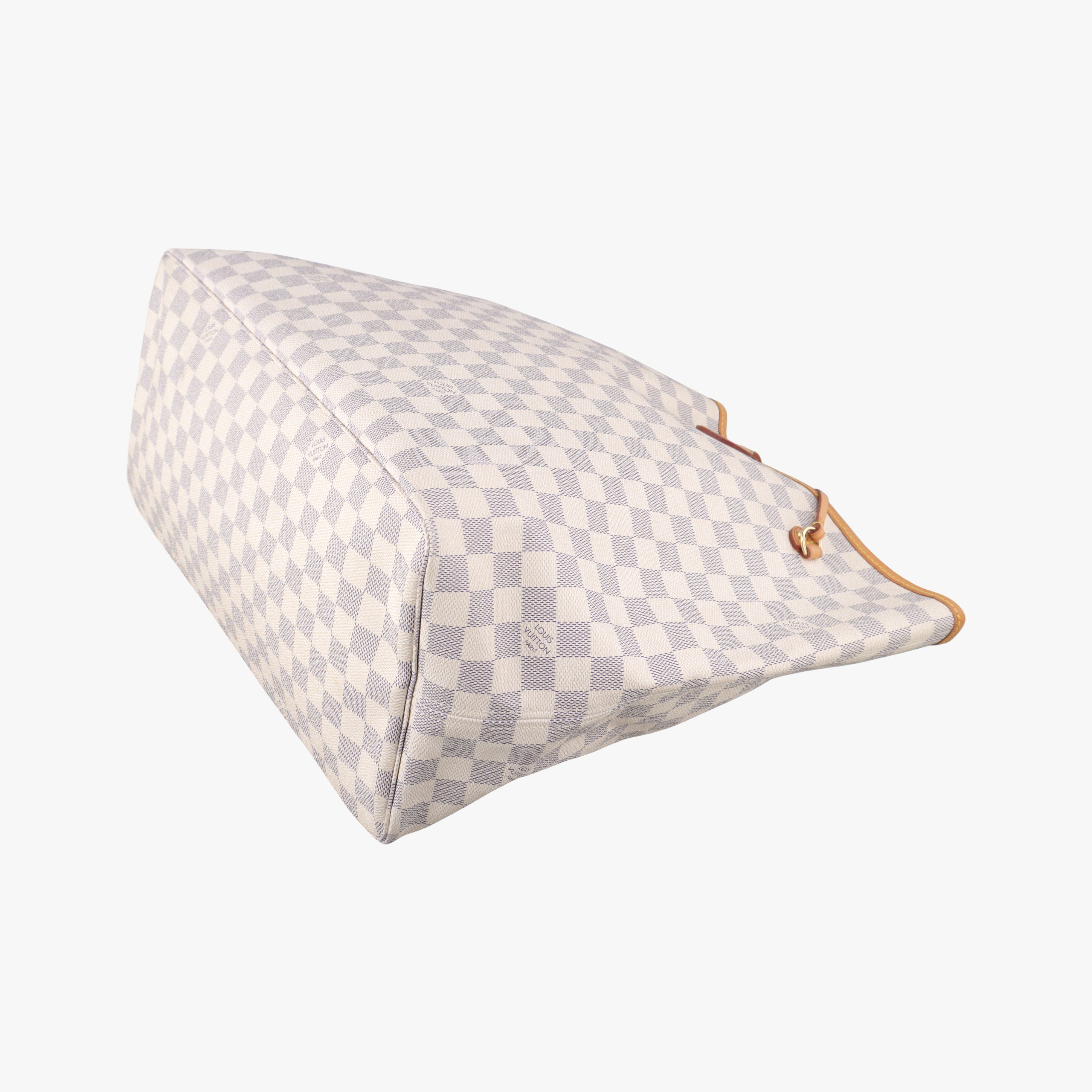 Pre-owned Louis Vuitton NEVERFULL GM AZUR Damier Canvas N51108 shoulderbag | stylenewstar