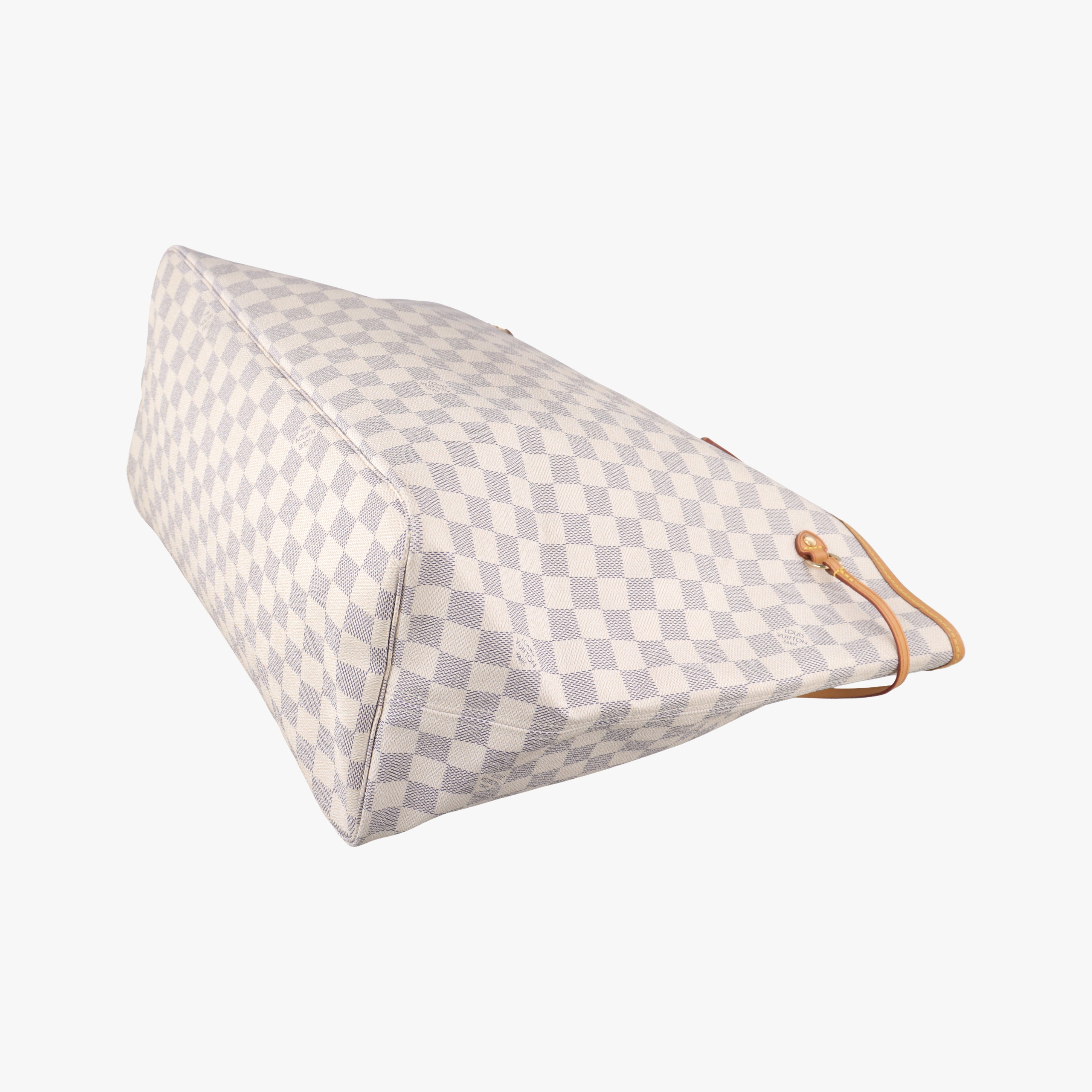Pre-owned Louis Vuitton NEVERFULL GM AZUR Damier Canvas N51108 shoulderbag | stylenewstar