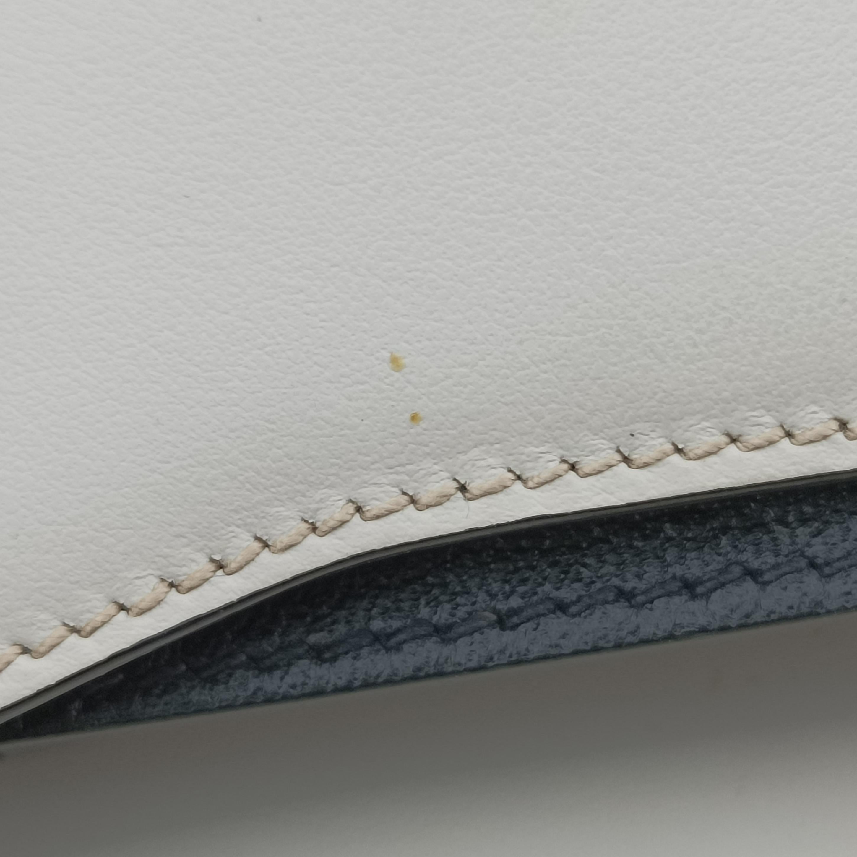 Pre-owned Prada Astrology Cahier White×Black Saffiano leather×Leather  shoulderbag | stylenewstar