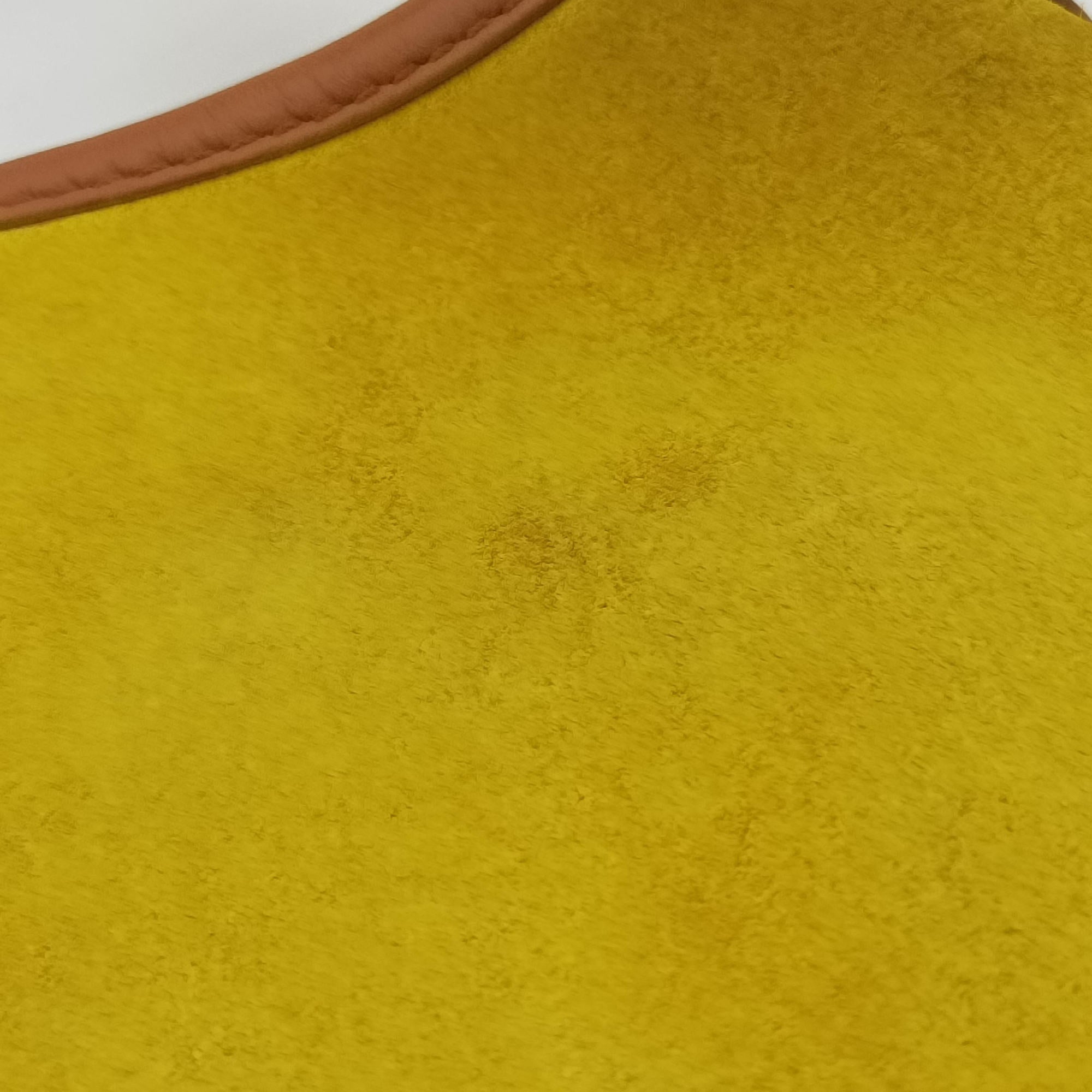 Pre-owned Gucci Bamboo Jackie Yellow Suede×Leather 001.40 handbag | stylenewstar