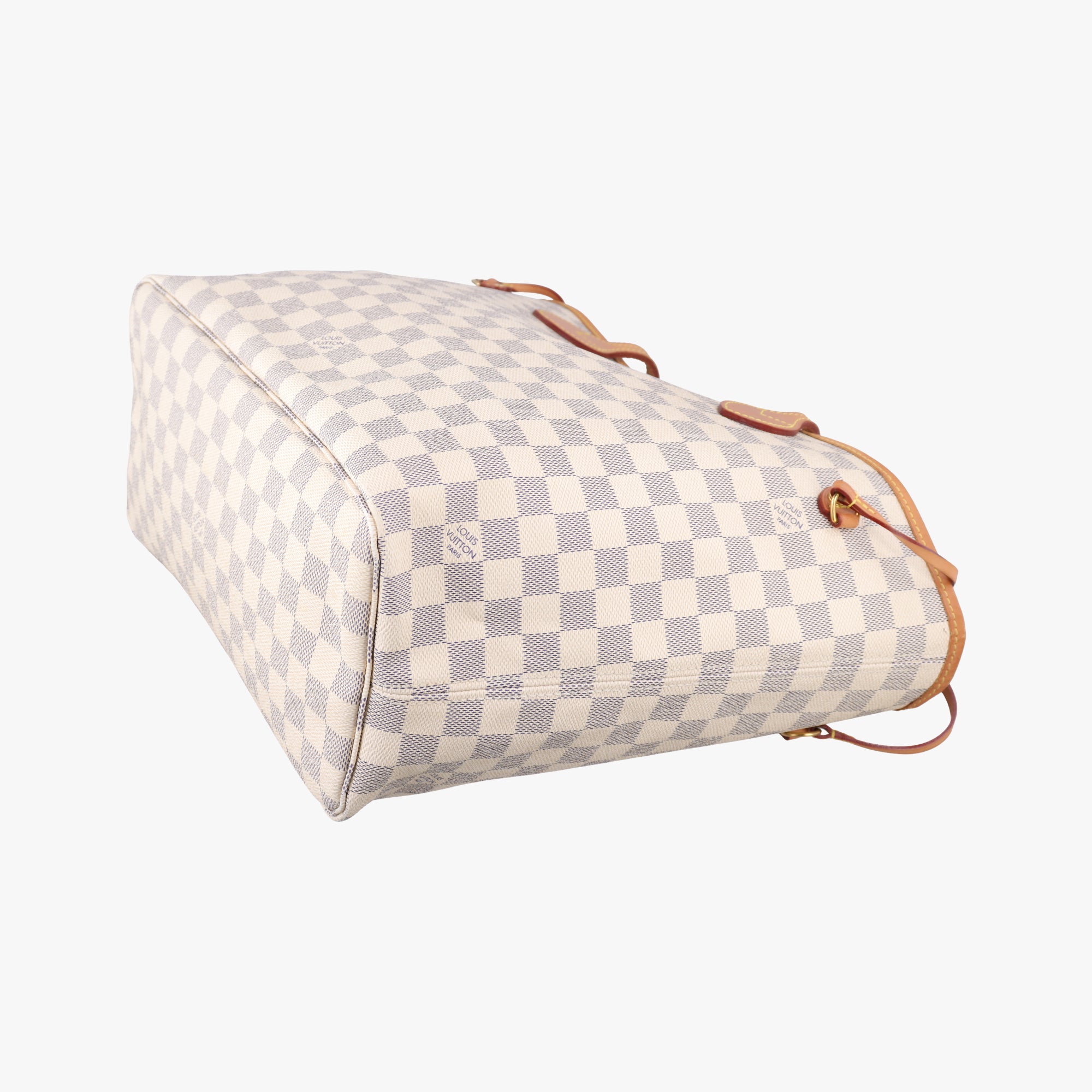 Pre-owned Louis Vuitton NEVERFULL MM AZUR Damier Canvas N51107 shoulderbag | stylenewstar