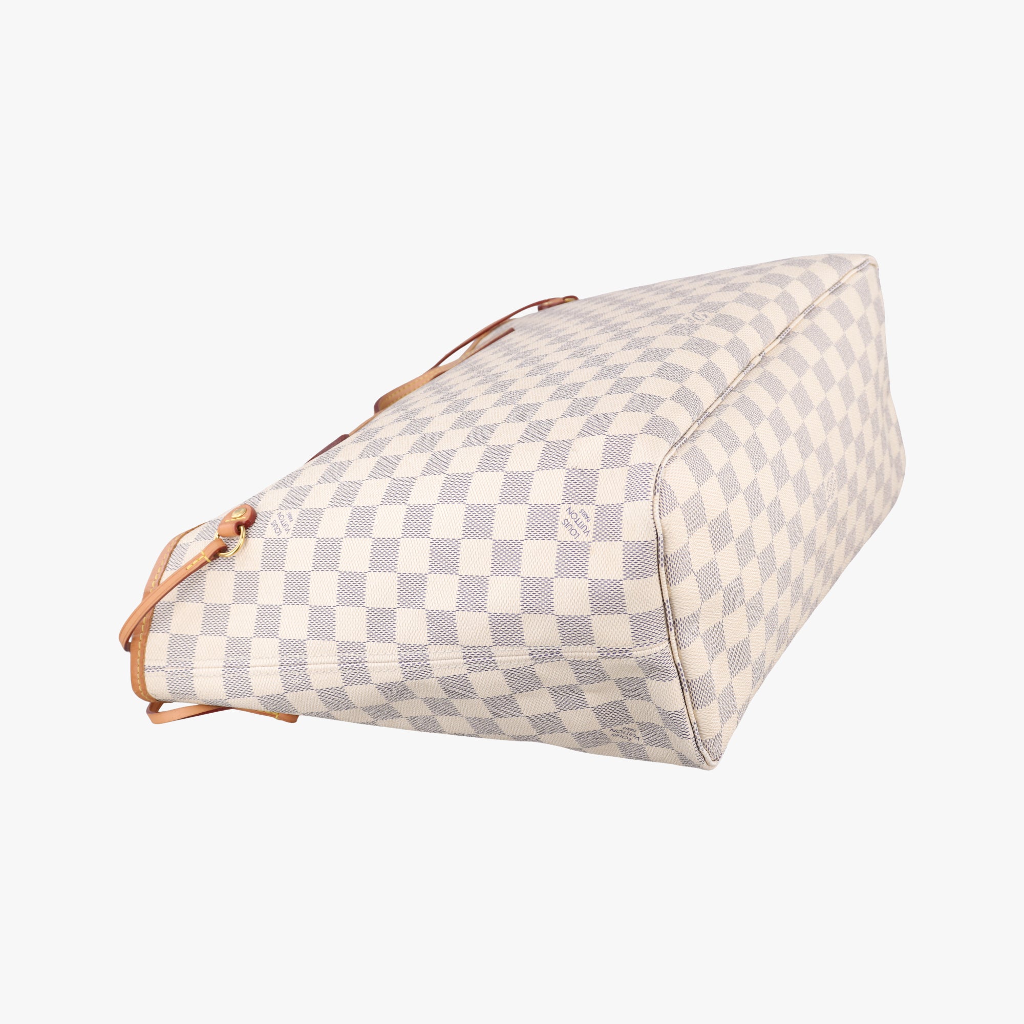 Pre-owned Louis Vuitton NEVERFULL MM AZUR Damier Canvas N51107 shoulderbag | stylenewstar