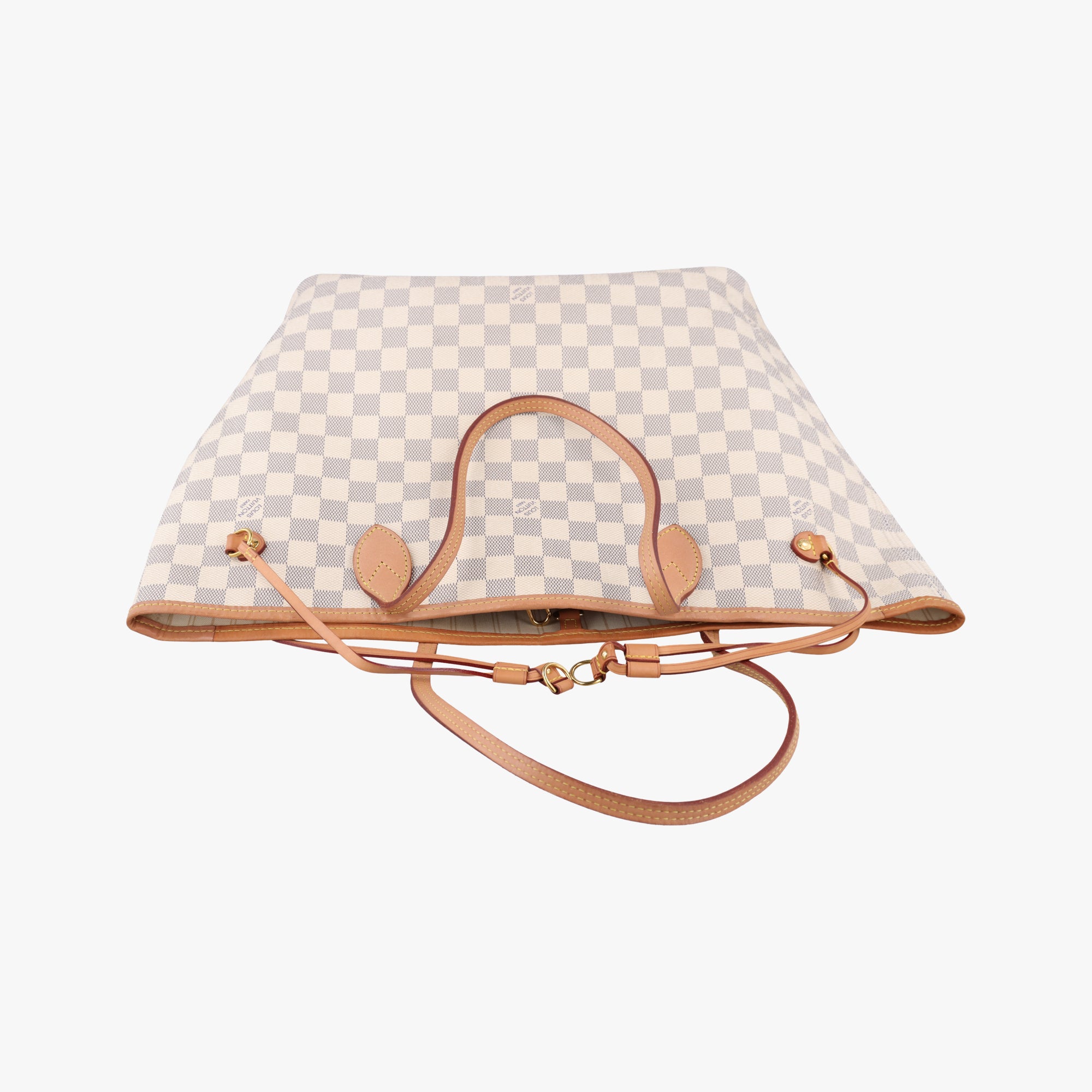Pre-owned Louis Vuitton NEVERFULL MM AZUR Damier Canvas N51107 shoulderbag | stylenewstar